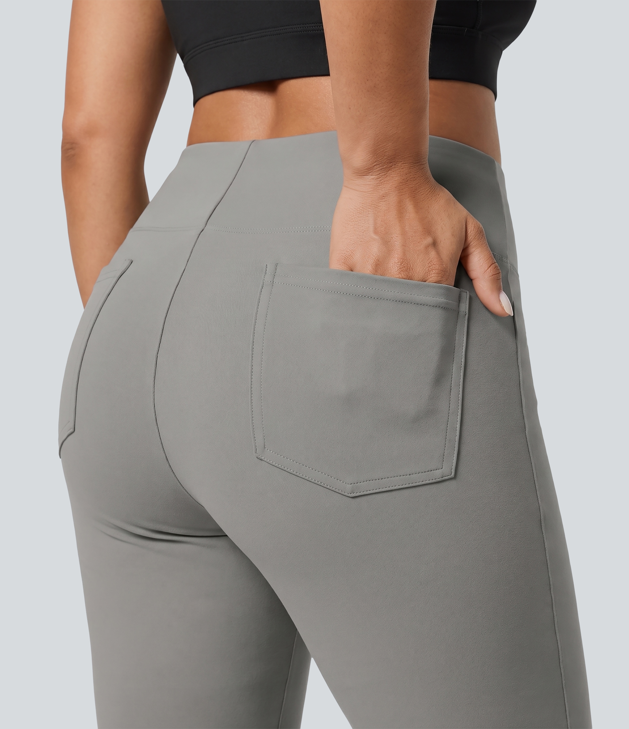 Women's Halara Flex™ High Waisted Pocket Work Plus Size Pants - Halara