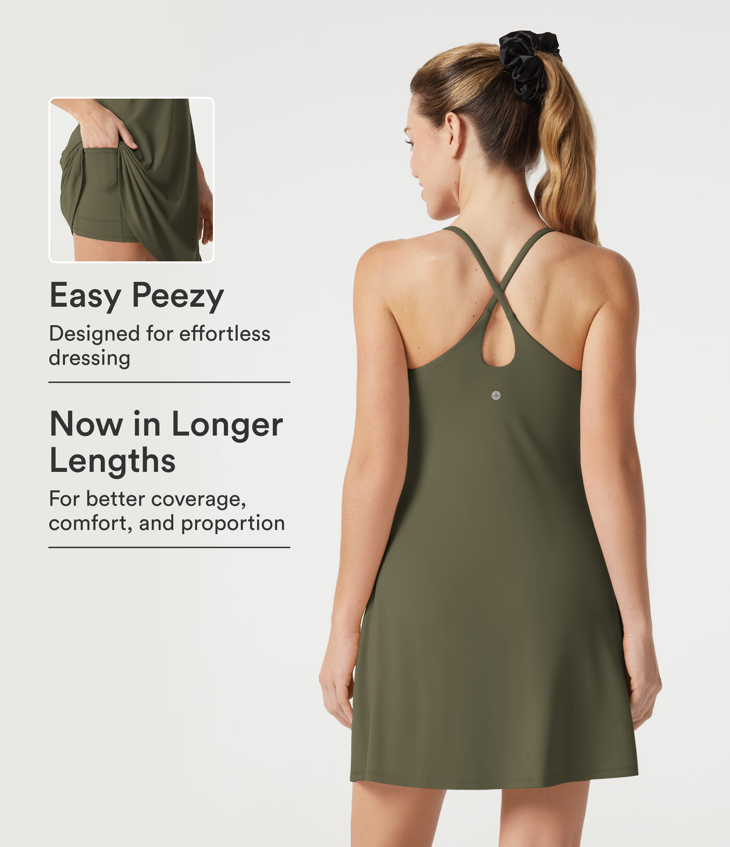 SoftlyZero™ Plush Backless Active Dress-Longer Length-Easy Peezy Edition
