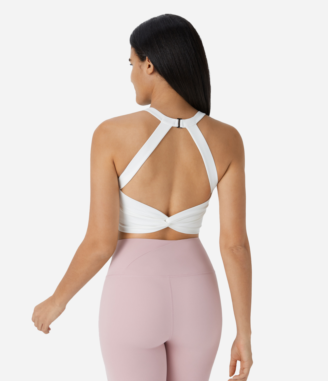 SoftlyZero™ Plush Cut Out Cropped Yoga Tank Top
