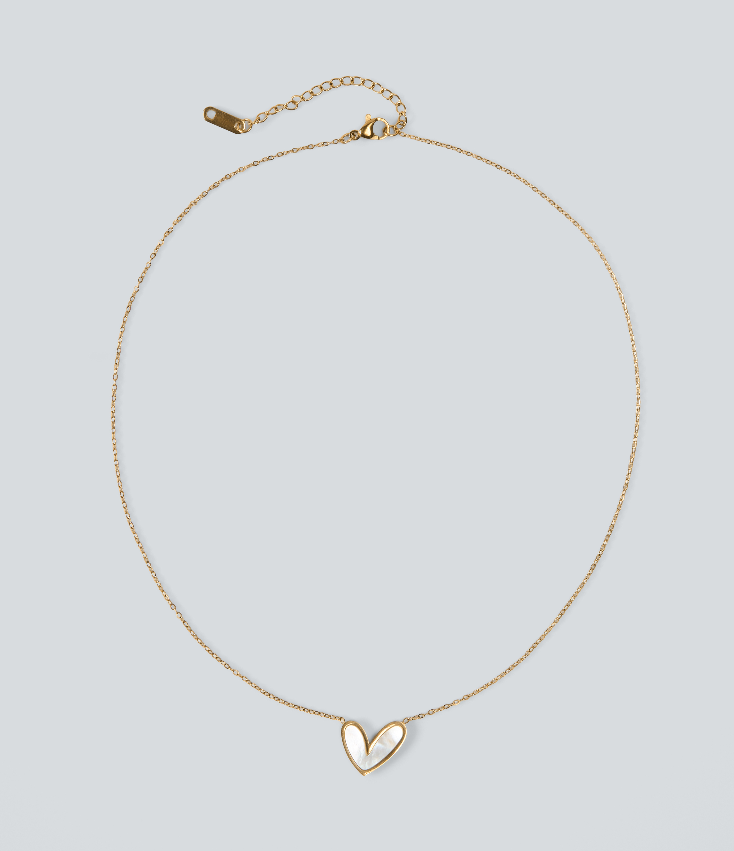 Collar con corazón Fritillaria