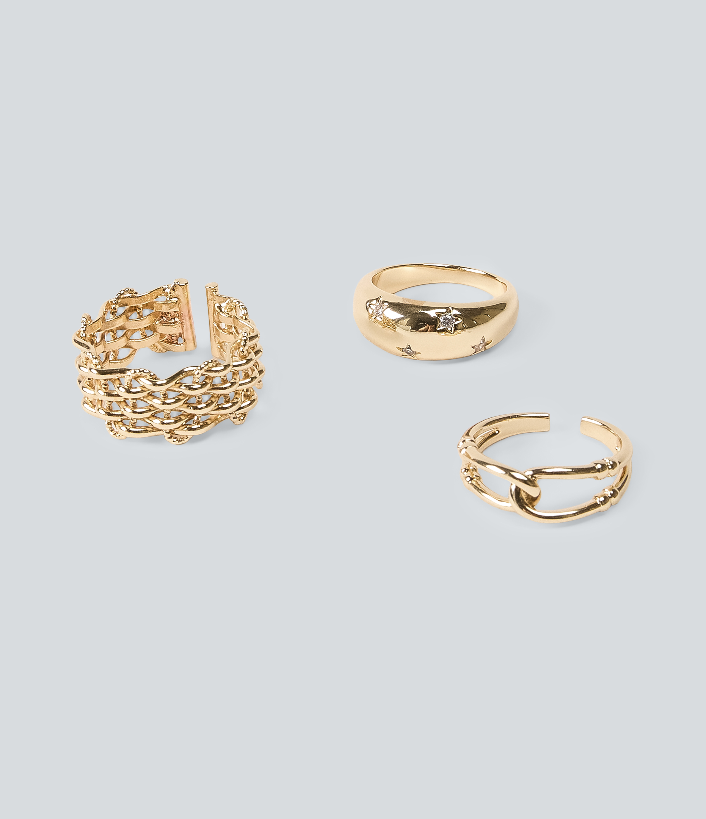 3 Pcs Rings Set