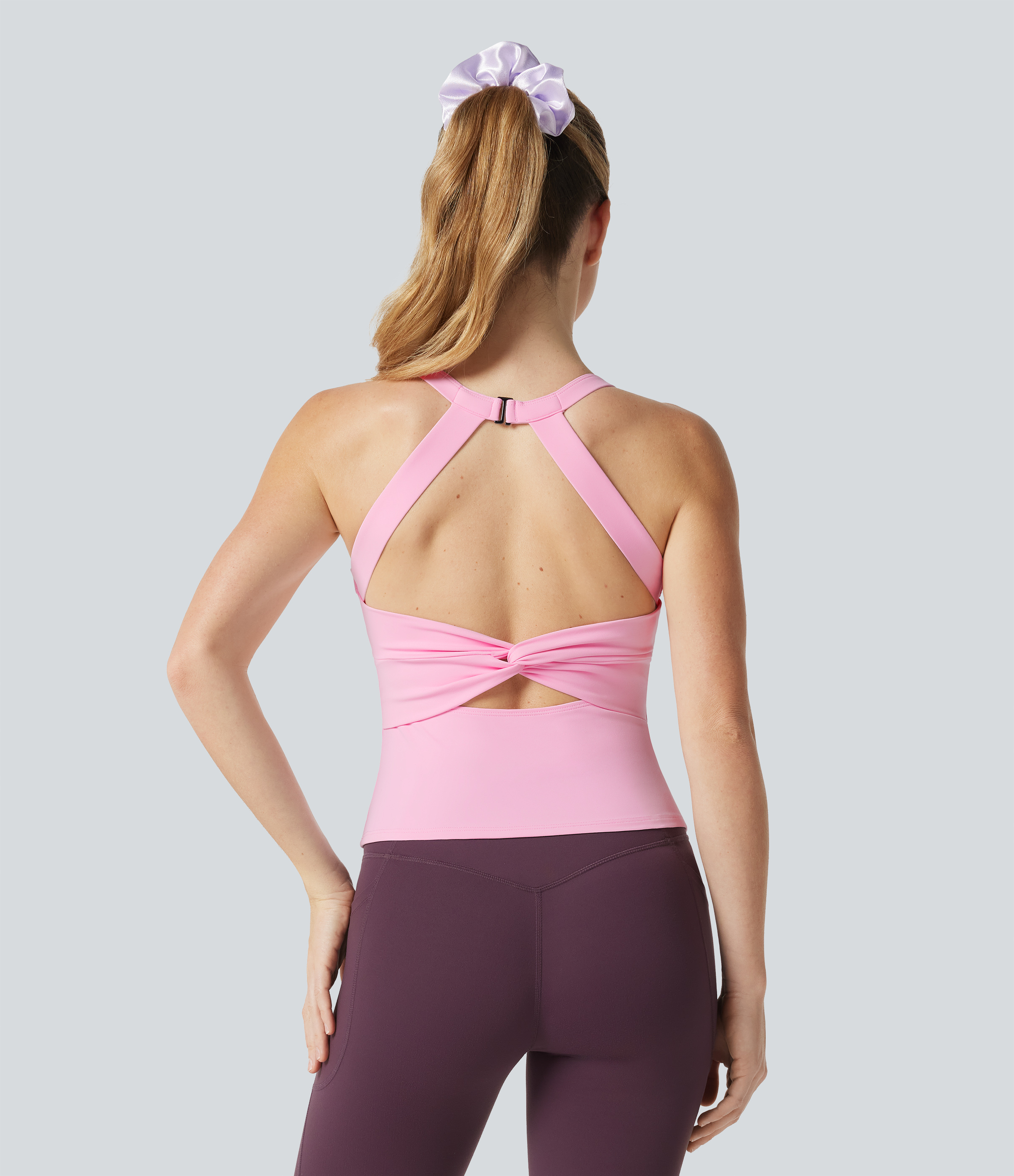 SoftlyZero™ Plush Cut Out Yoga Tank Top A-D Cups