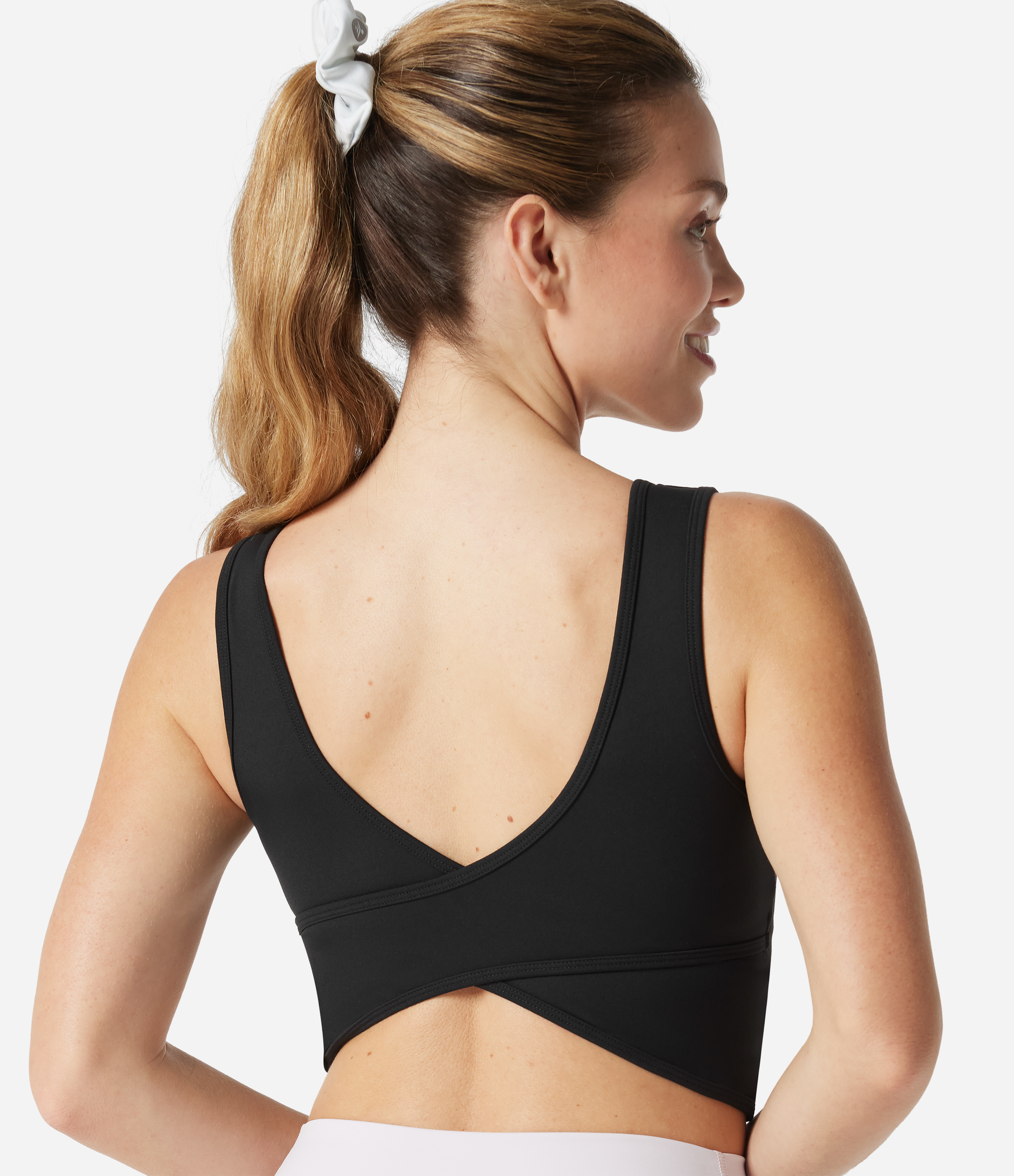 U Neck Crossover Barre Ballet Dance Tank Top A-D Cups