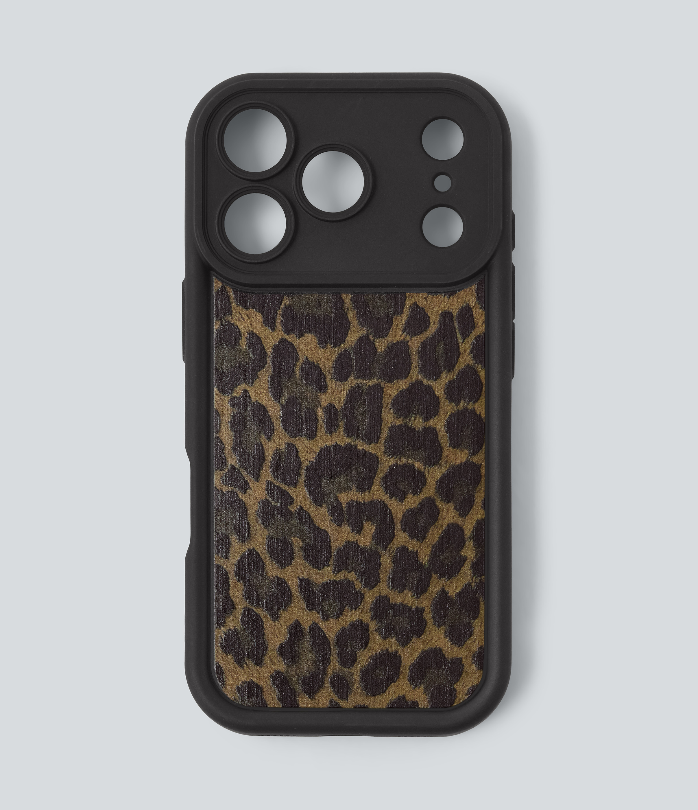 Coque iPhone à imprimé léopard