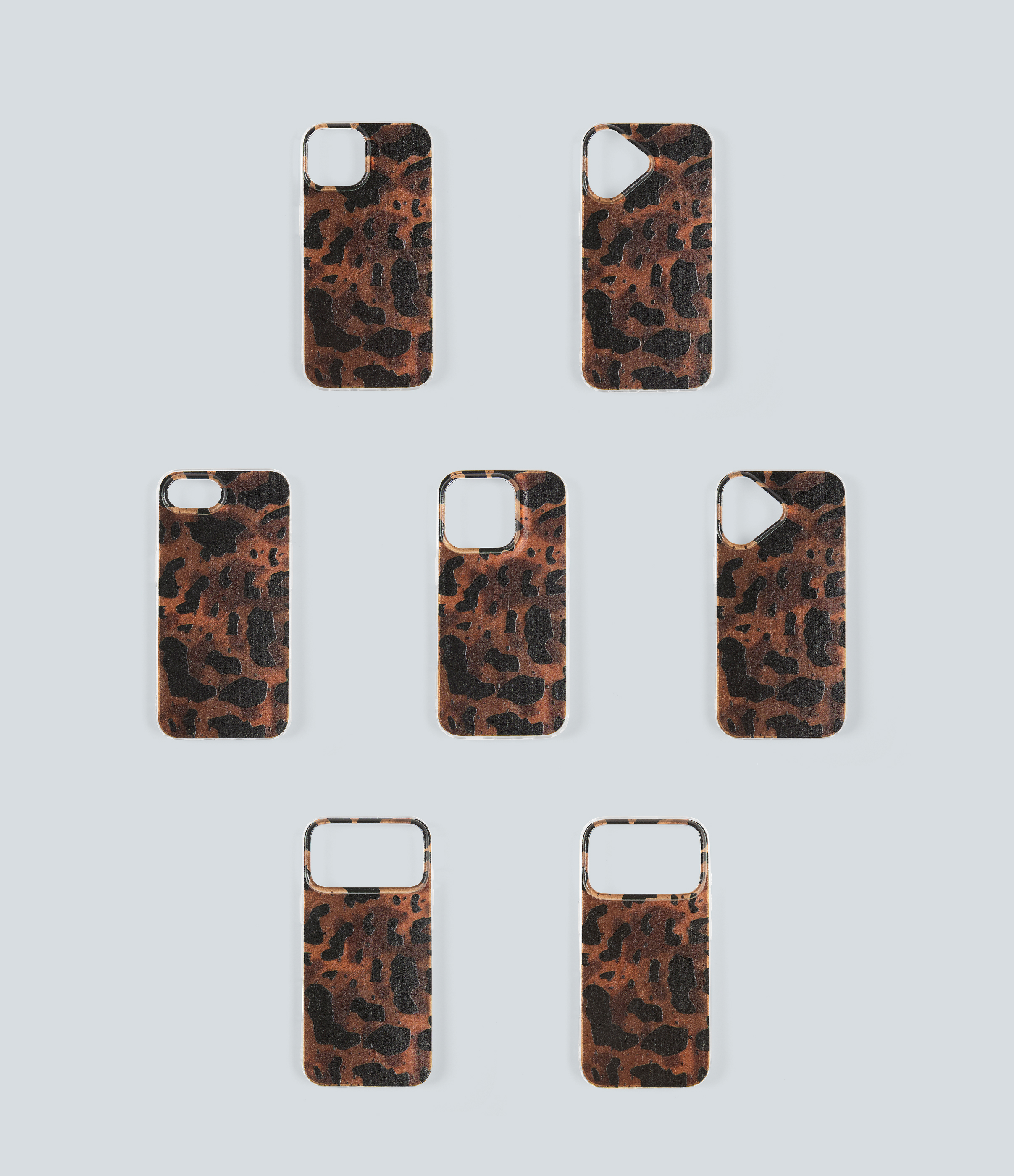 Mix Color Leopard Print iPhone Case / 2