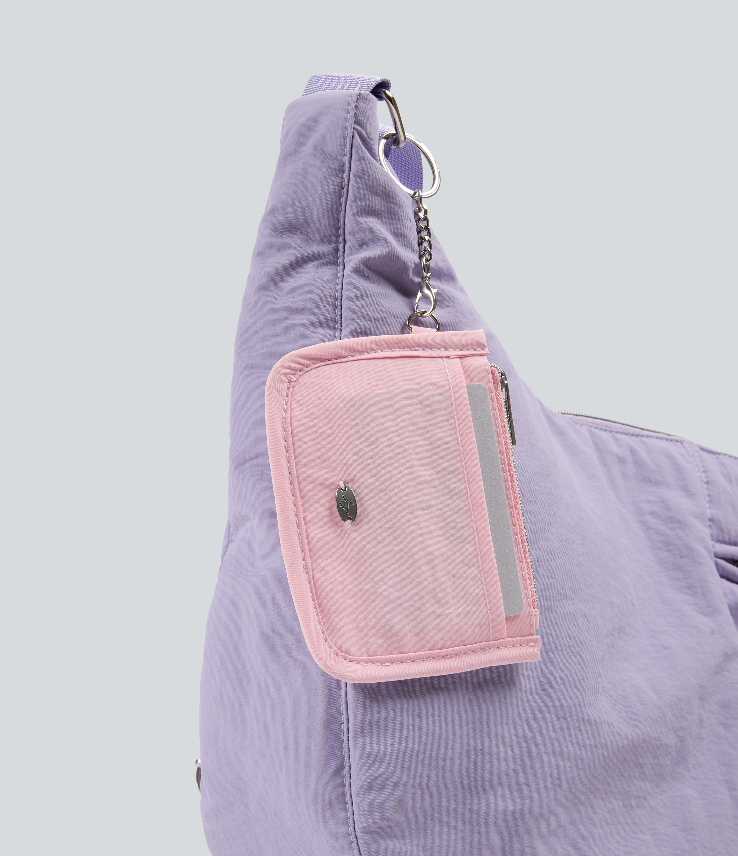 Silver Pink Yogapung med lynlås / 2