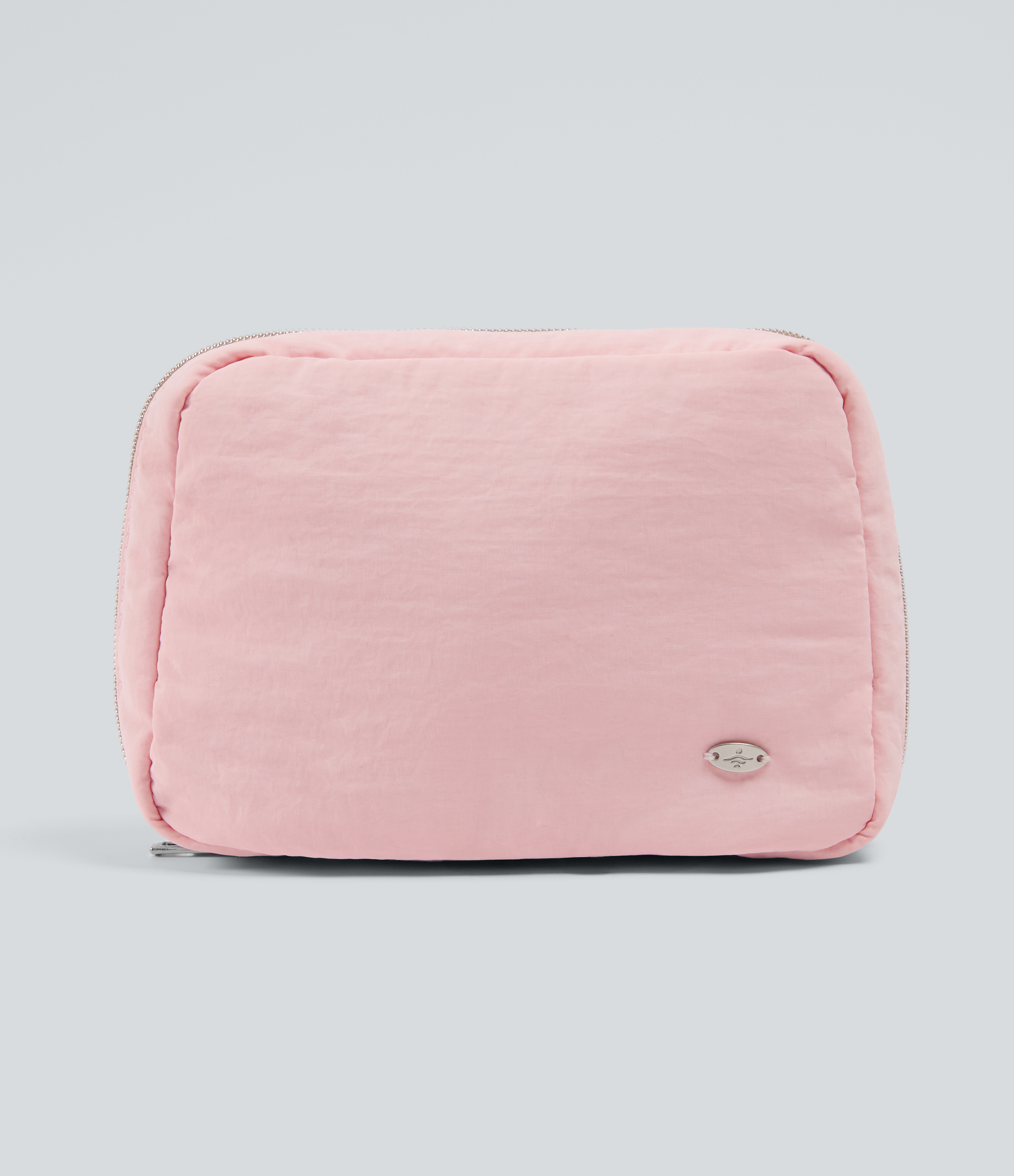 Ultra Llight Metal Logo Makeup Bag with Mirror 