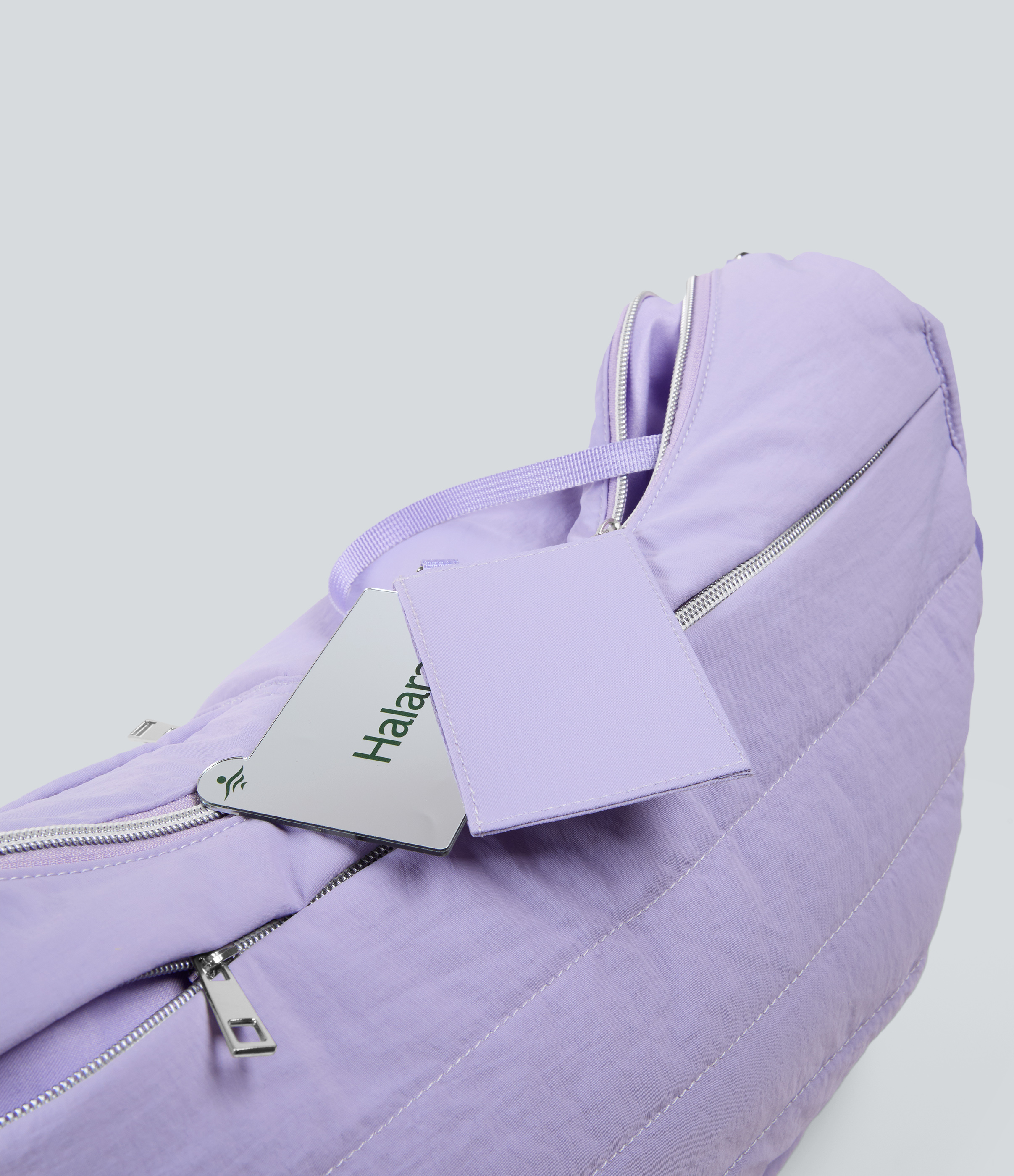 Lavender Work Crossbody Bag with Mirror Card Holder / 2