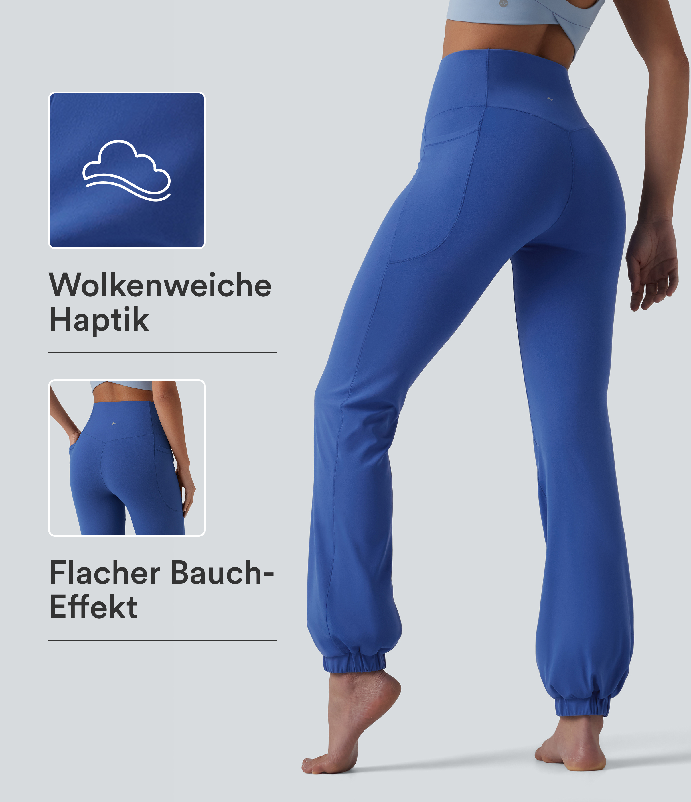 SoftlyZero™ - Joggers im Ballon-Stil mit hohem Bund, Gesäßtaschen und Bauchkontrolle