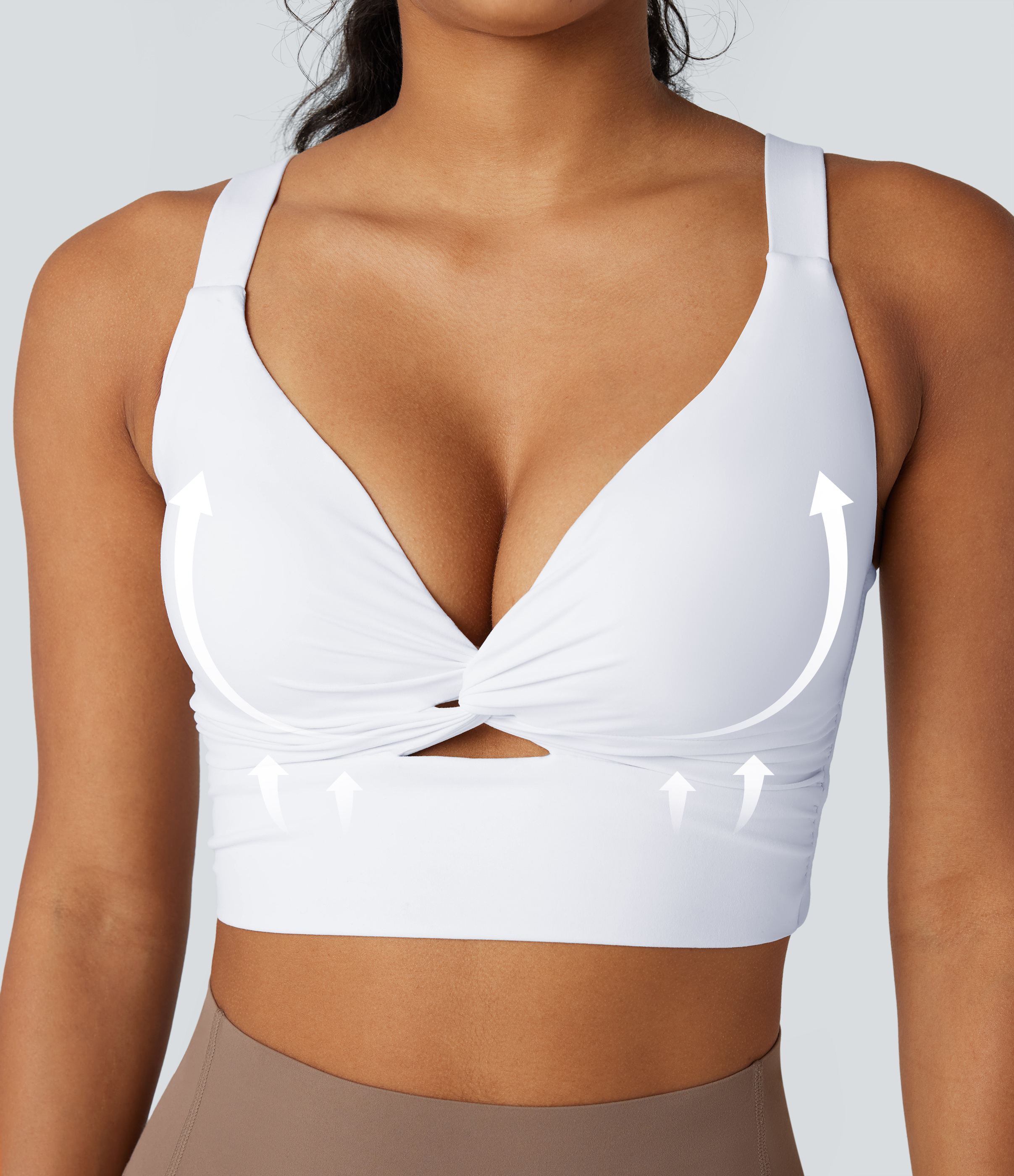 Halara UltraSculpt™ - Yoga-Sport-BH mit leichtem Support und geformten Körbchen - Push-Up
