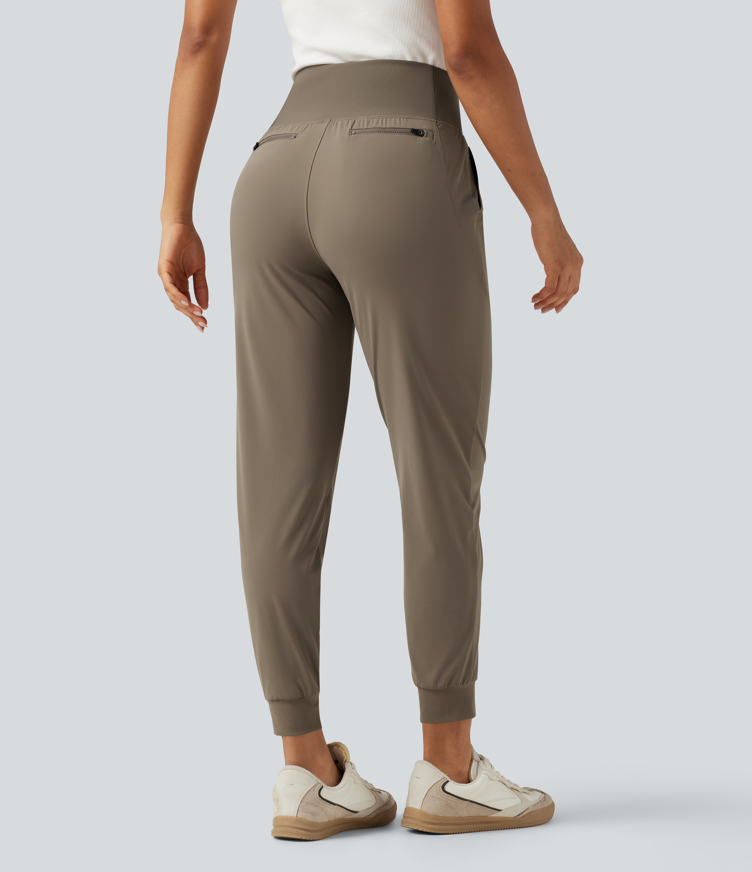 Dawn Brown Halara UltraSculpt™ High Waisted Tapered Work Joggers with Pockets / 2