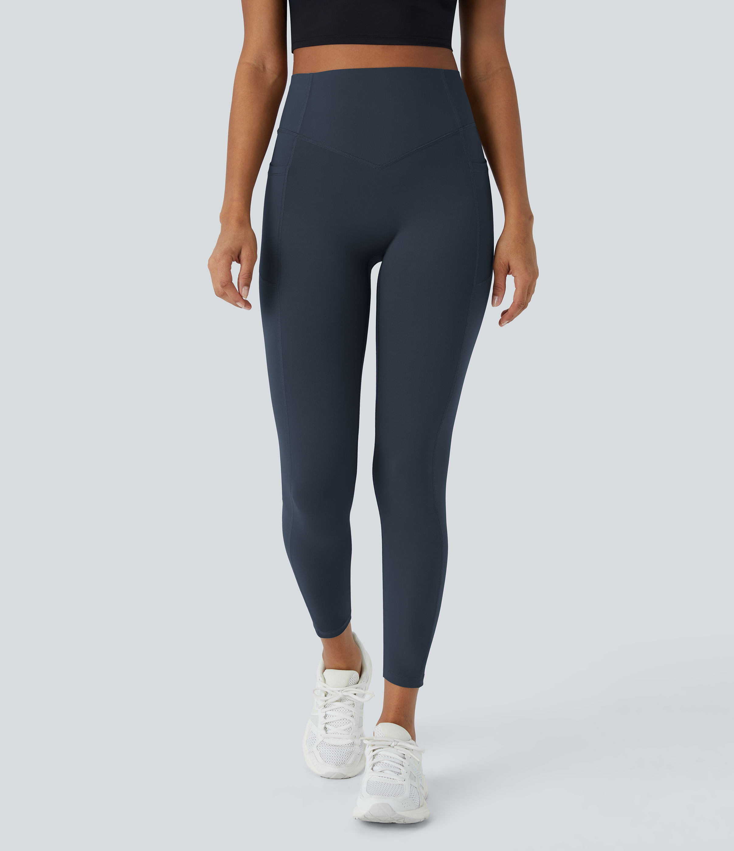 Carbon Leggings SoCinched UltraSculpt entrenamiento moldeador bolsillo lateral control abdomen tiro alto / 2