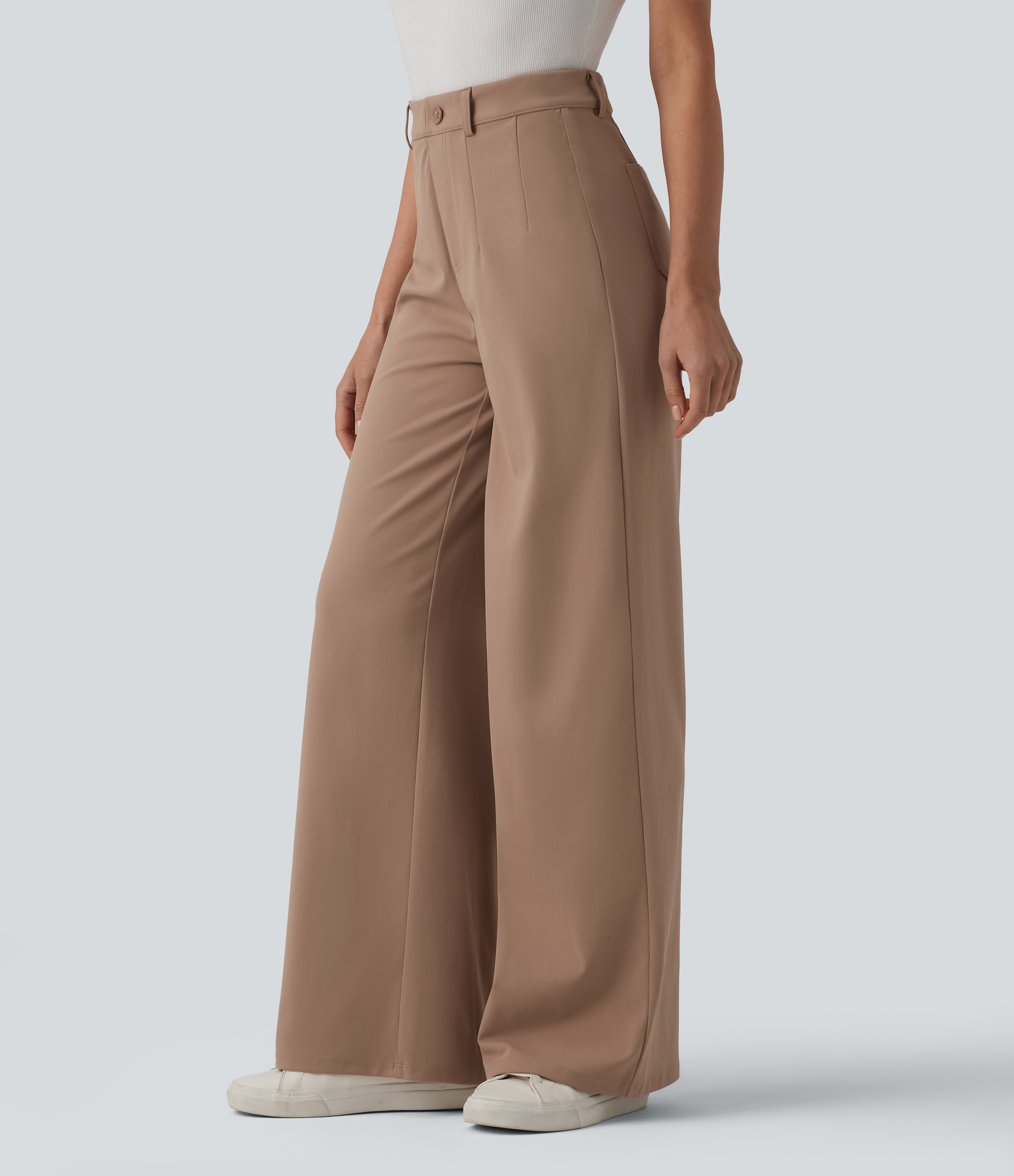 Halara Flex™ DayStretch High Waisted Tummy Control Work Pants with Pockets