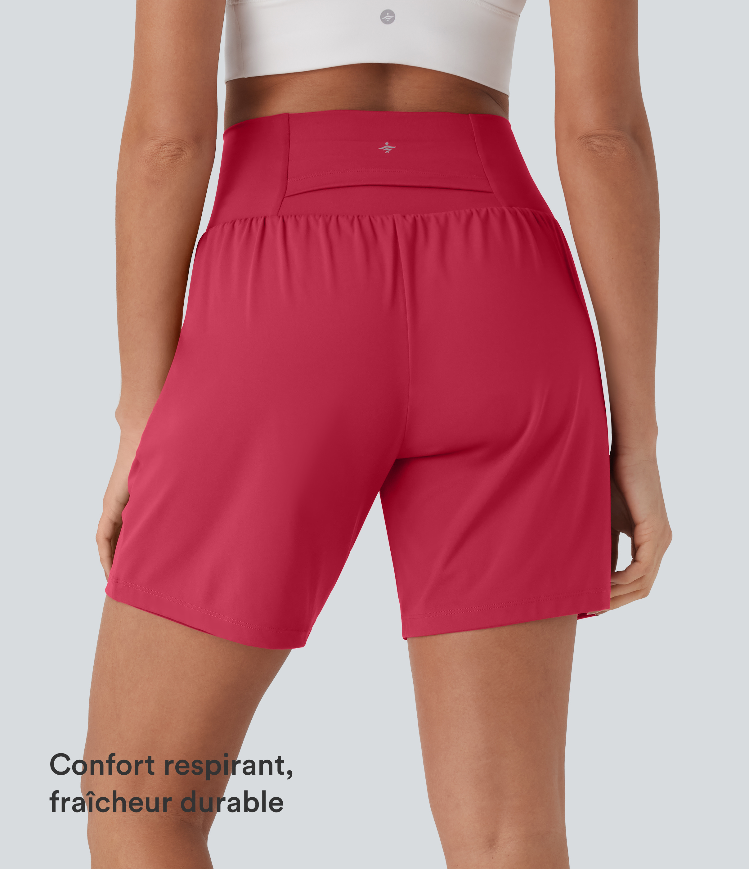 Winterberry Short de yoga SoftlyZero™ Airy 2-en-1 taille très haute avec poches et effet frais InstantCool 17,5 cm / 2