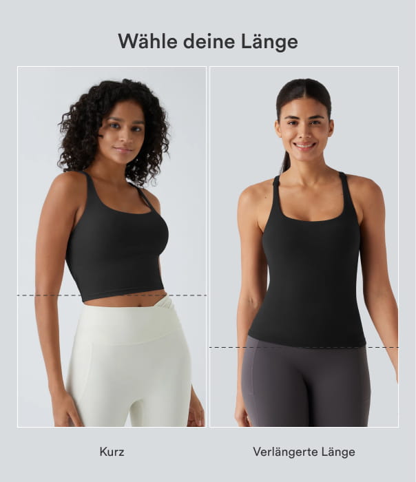 Bering Sea Rückenfreies Cropped Tanktop mit Crisscross-Rücken / 2