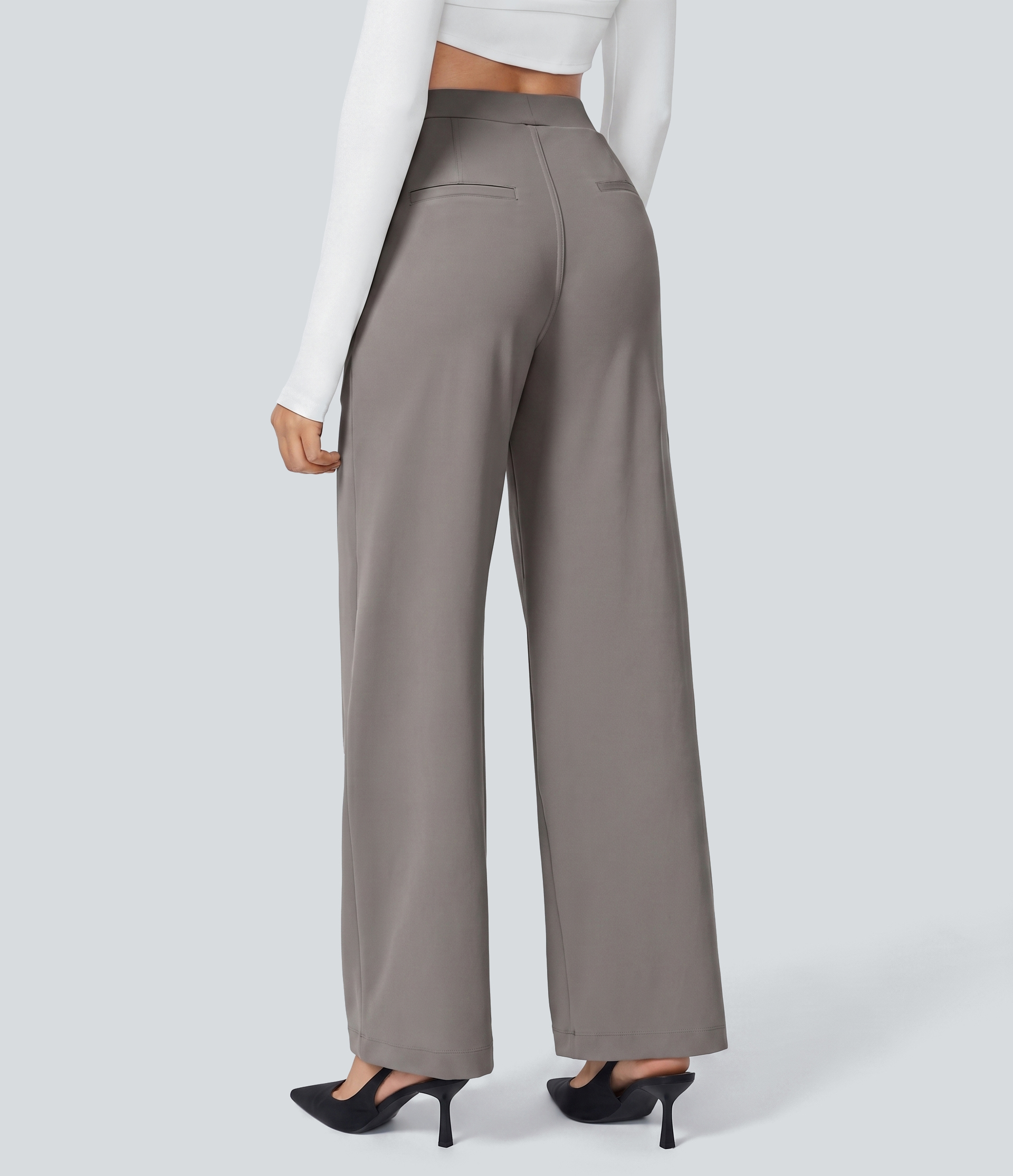 Halara Flex™ DayStretch High Waisted Pocket Straight Leg Work Pants