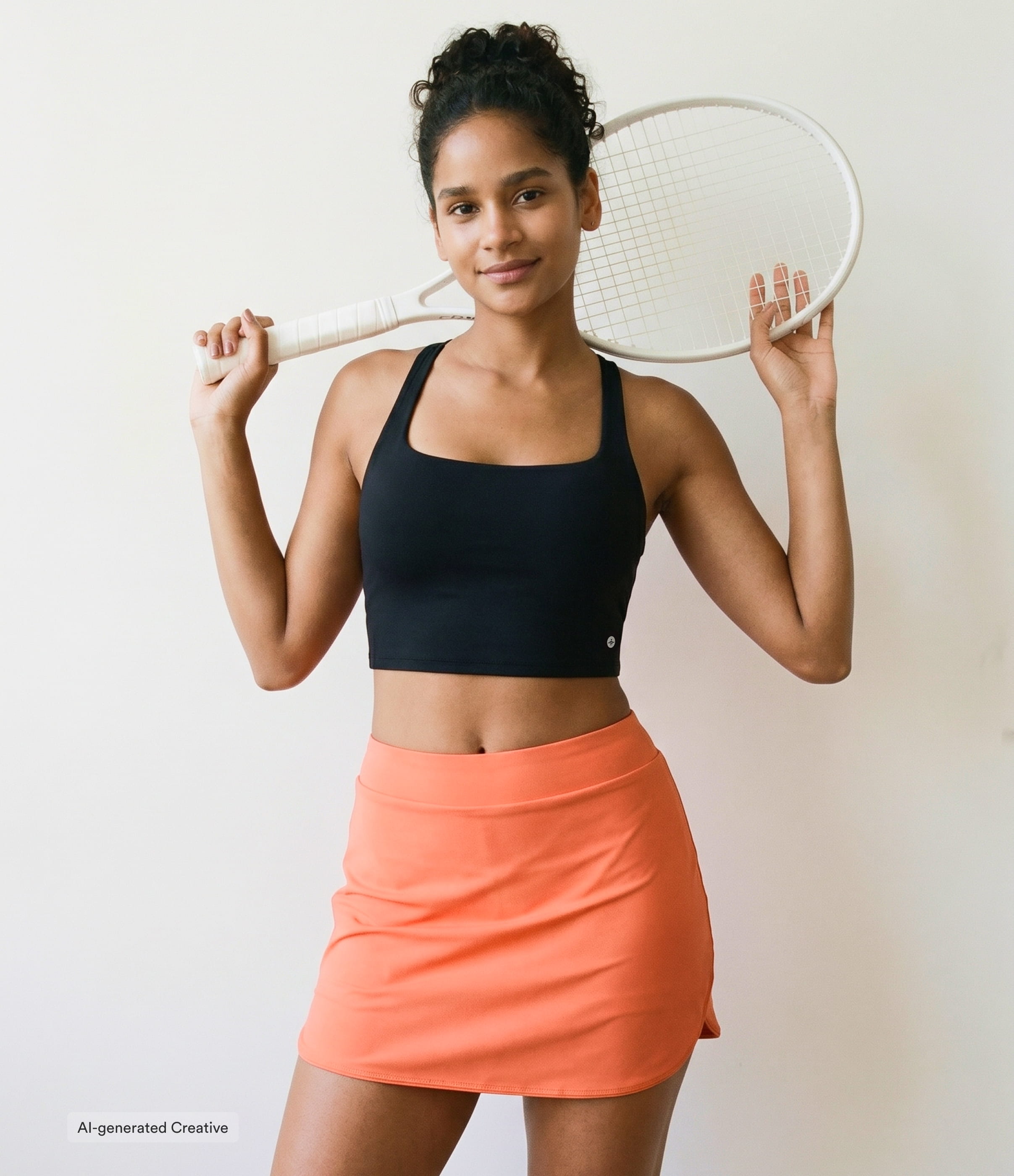 Dusty Orange Everyday High Waisted Pocket 2-in-1 Micro Mini Golf Skirt-Clarity / 2