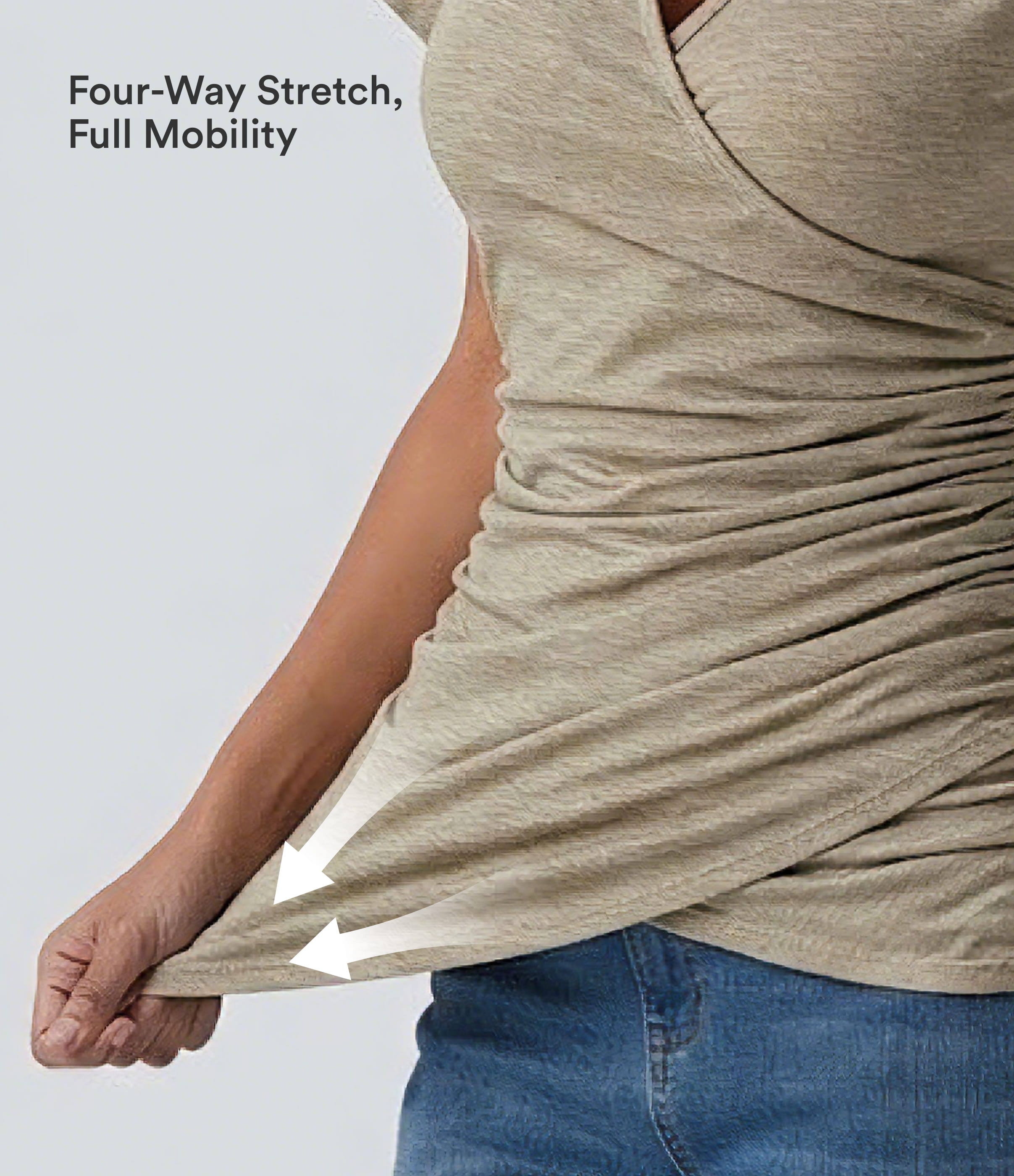 V Neck Short Sleeve Ruched Casual Top