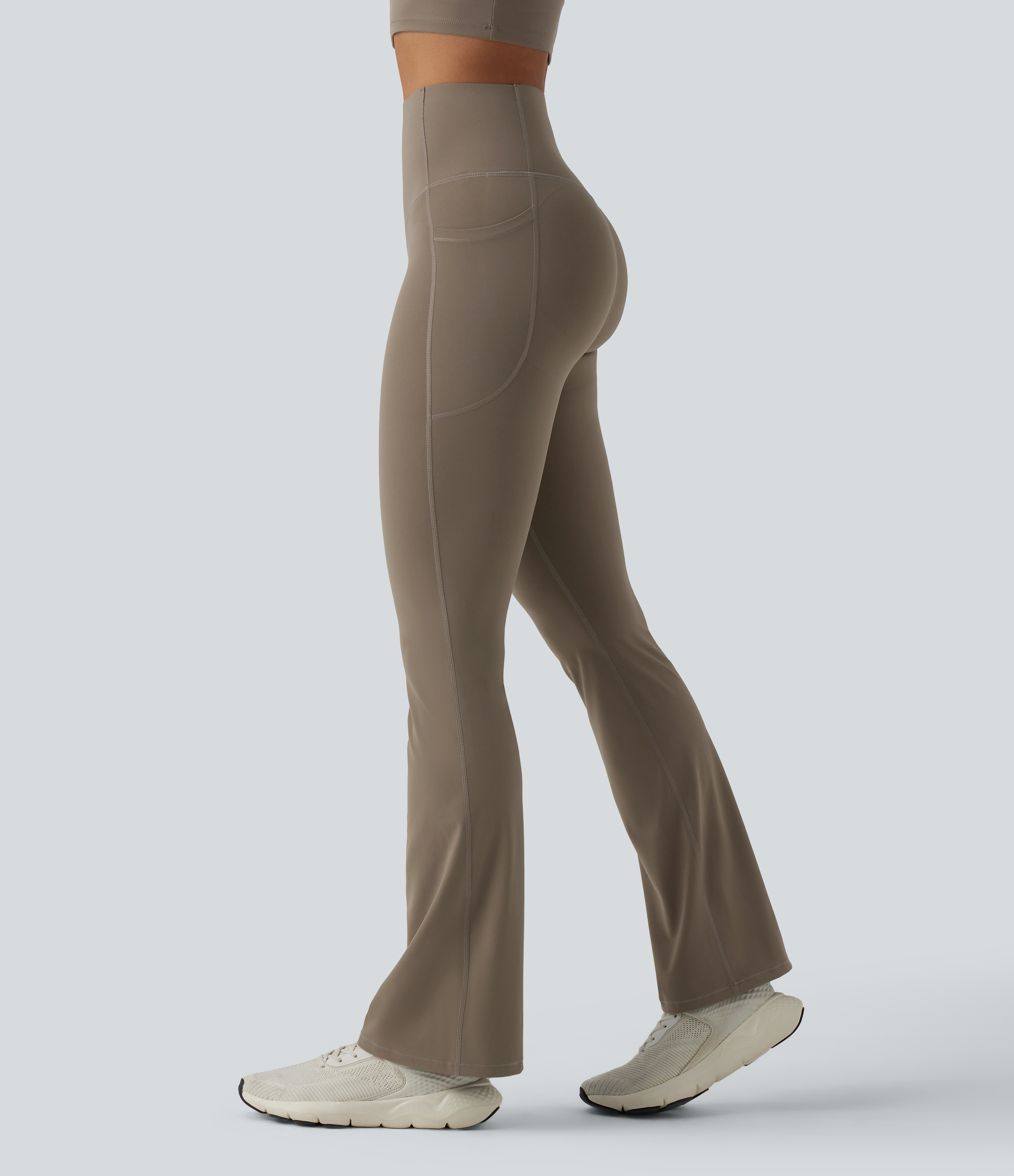 Halara UltraSculpt™ High Waisted Butt Lifting Tummy Control Bootcut Yoga Leggings with Pockets