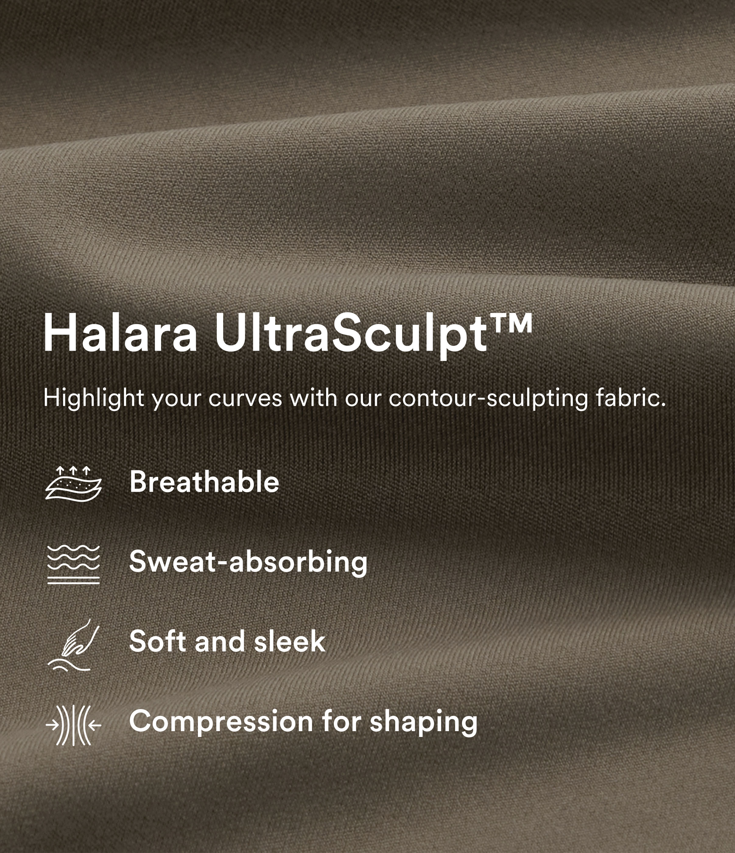 Dawn Brown Halara UltraSculpt™ hoch geschnittene Trainings-Leggings mit Bauchkontrolle, Tasche und formender Passform - in großen Größen / 2