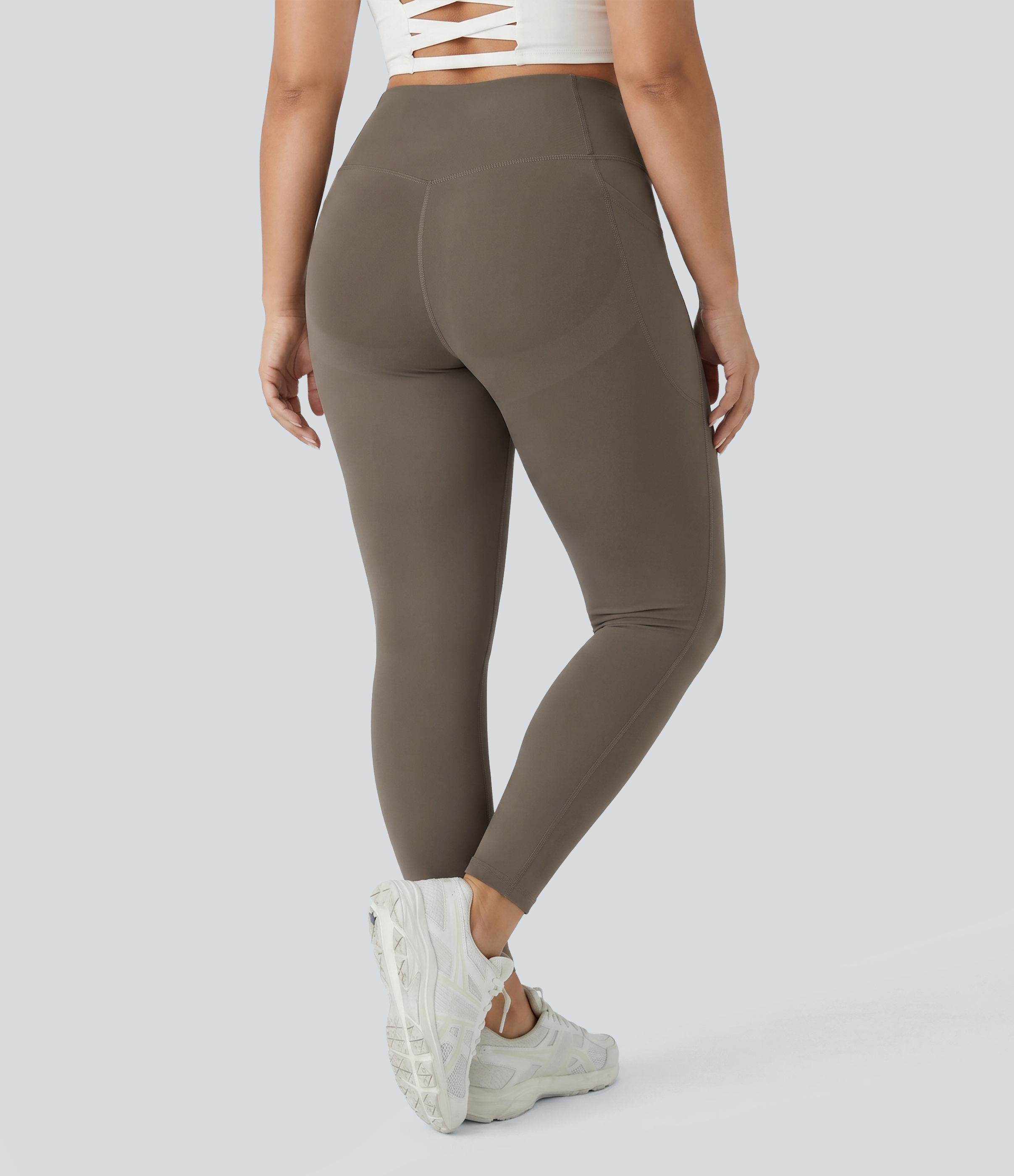 Plus Size Halara UltraSculpt™ High Waisted Butt Lifting Tummy Control Shaping Training Leggings with Pockets