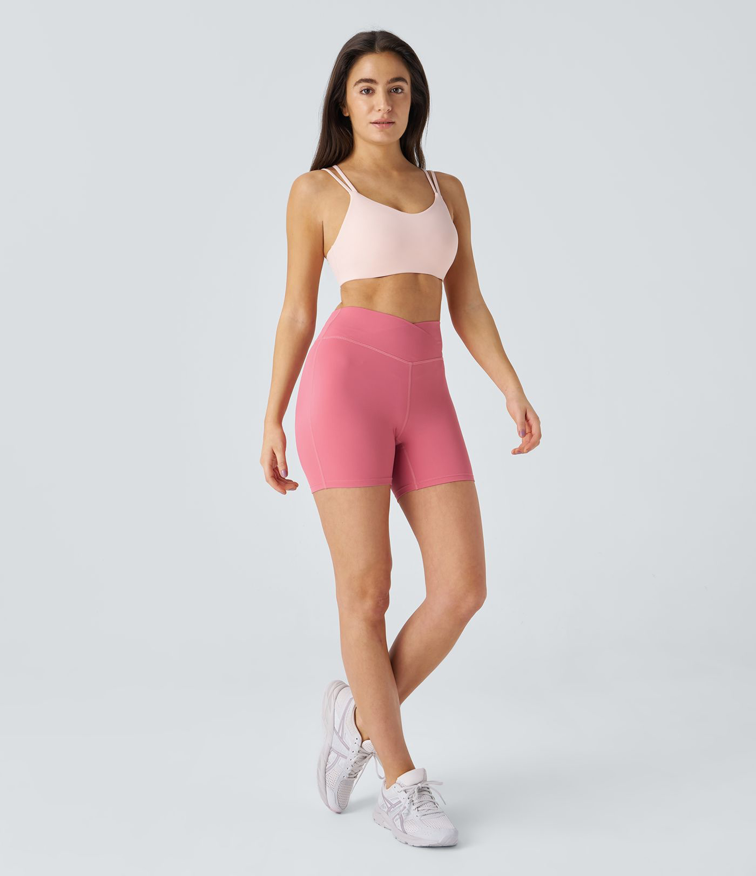 Women's SoftlyZero™ Plush High Waisted Crossover Ruched Yoga
