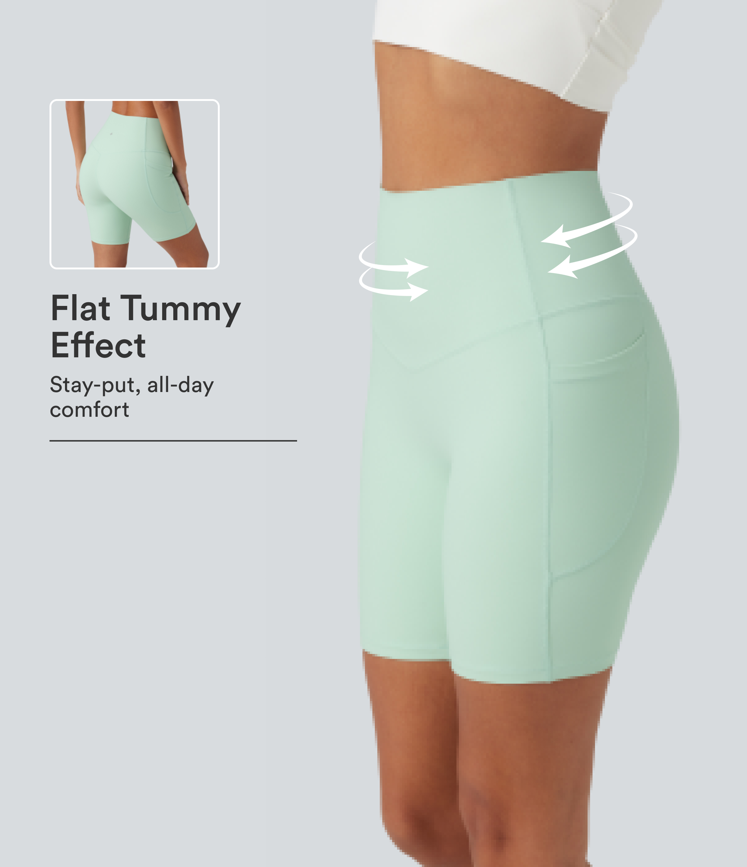 Halara UltraSculpt™ High Waisted Tummy Control Shaping Training Biker Shorts 7'' with Pockets