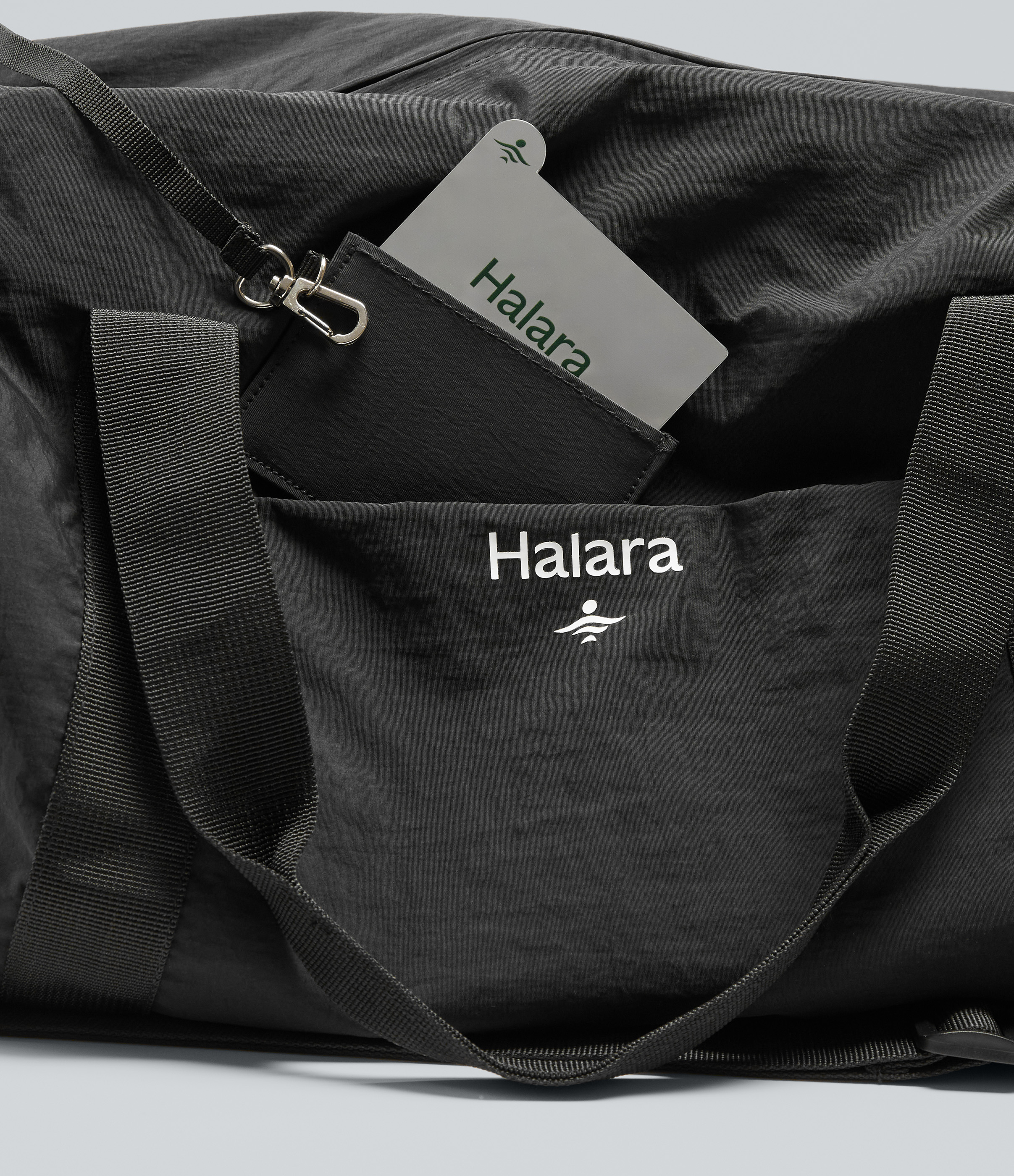 Noir Sac polochon à porter à la main ou en bandoulière / 2