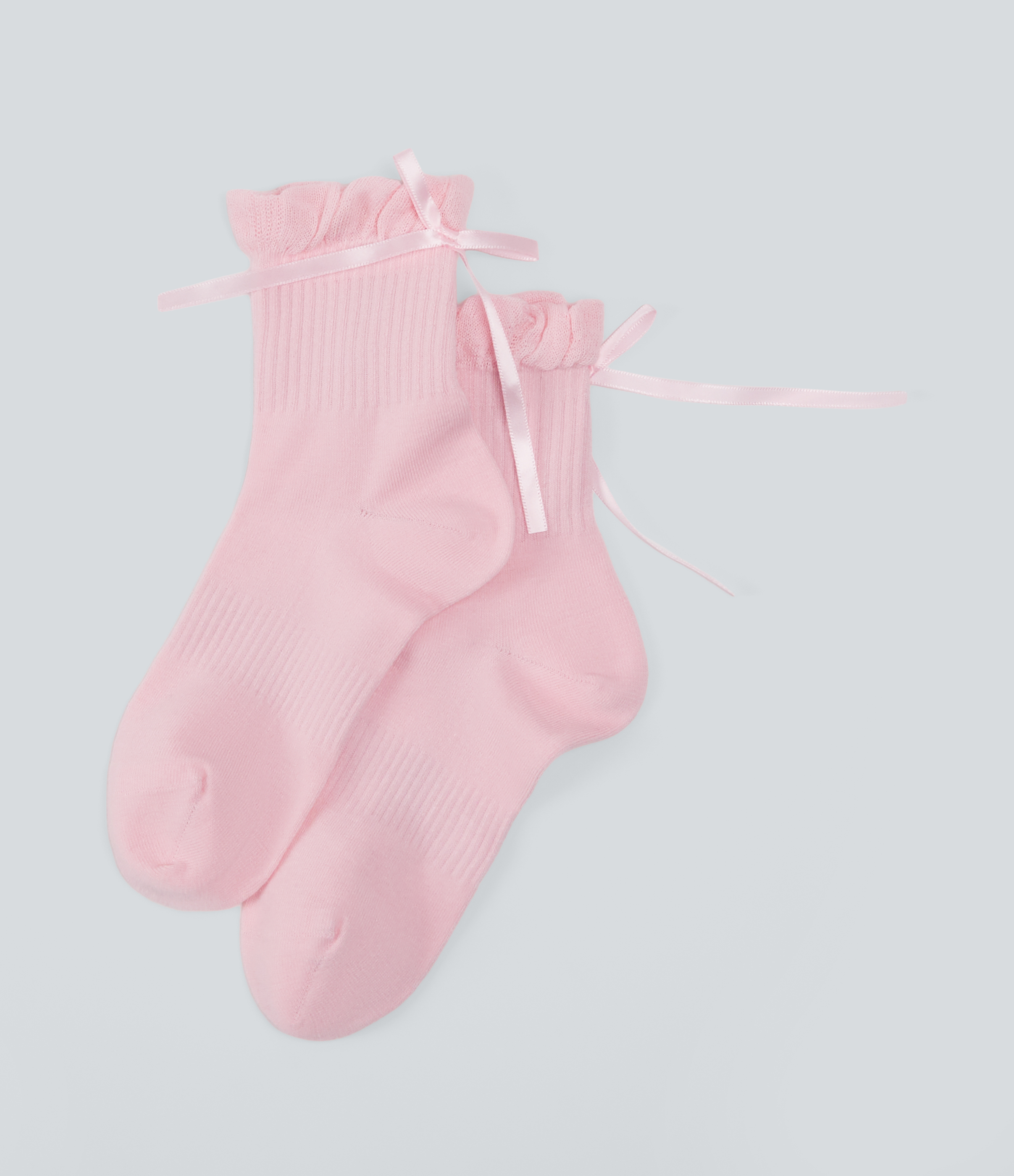 Plain Casual Crew Socks