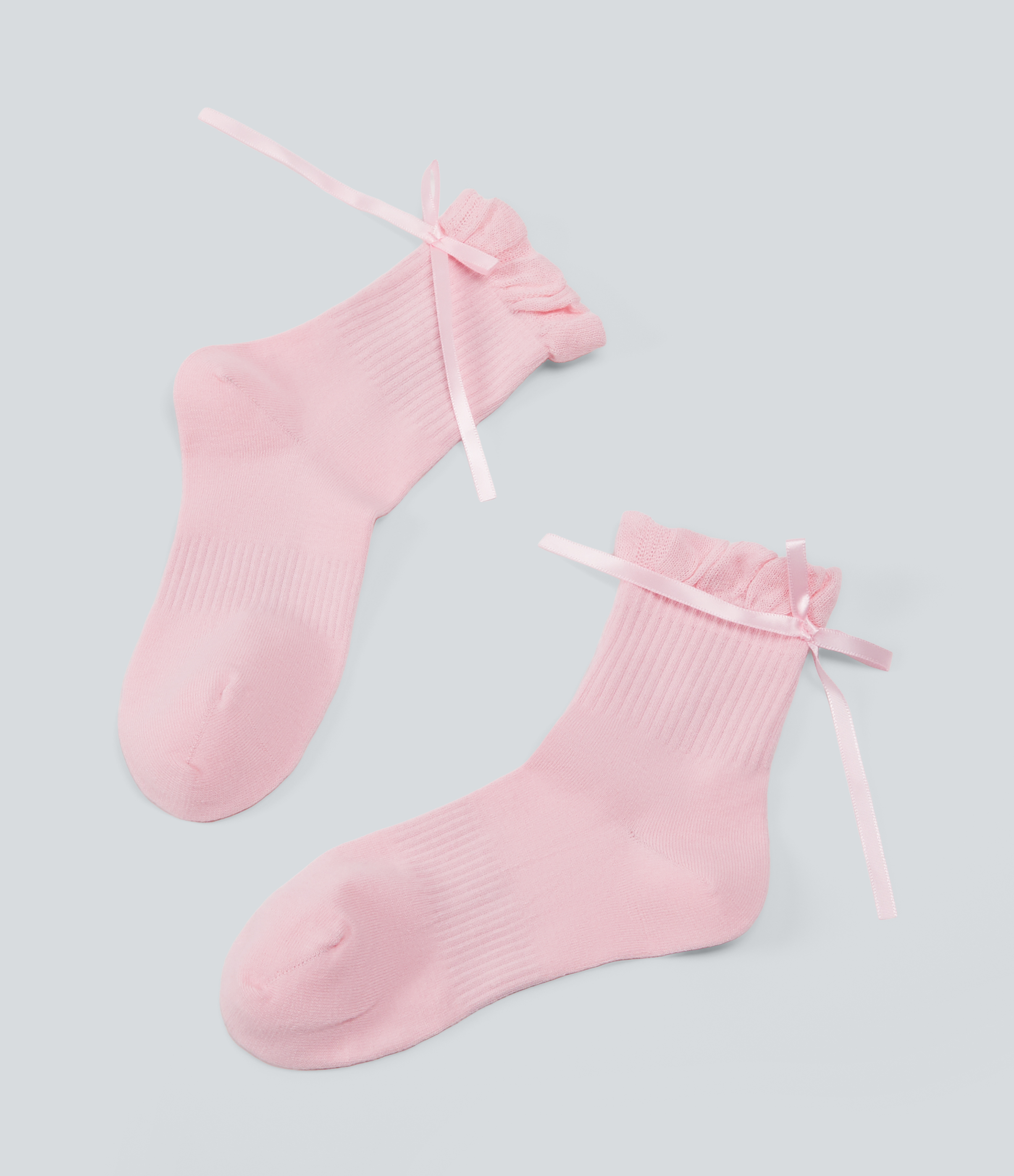 Ballet Slipper Calcetines lisos casuales de caña media / 2
