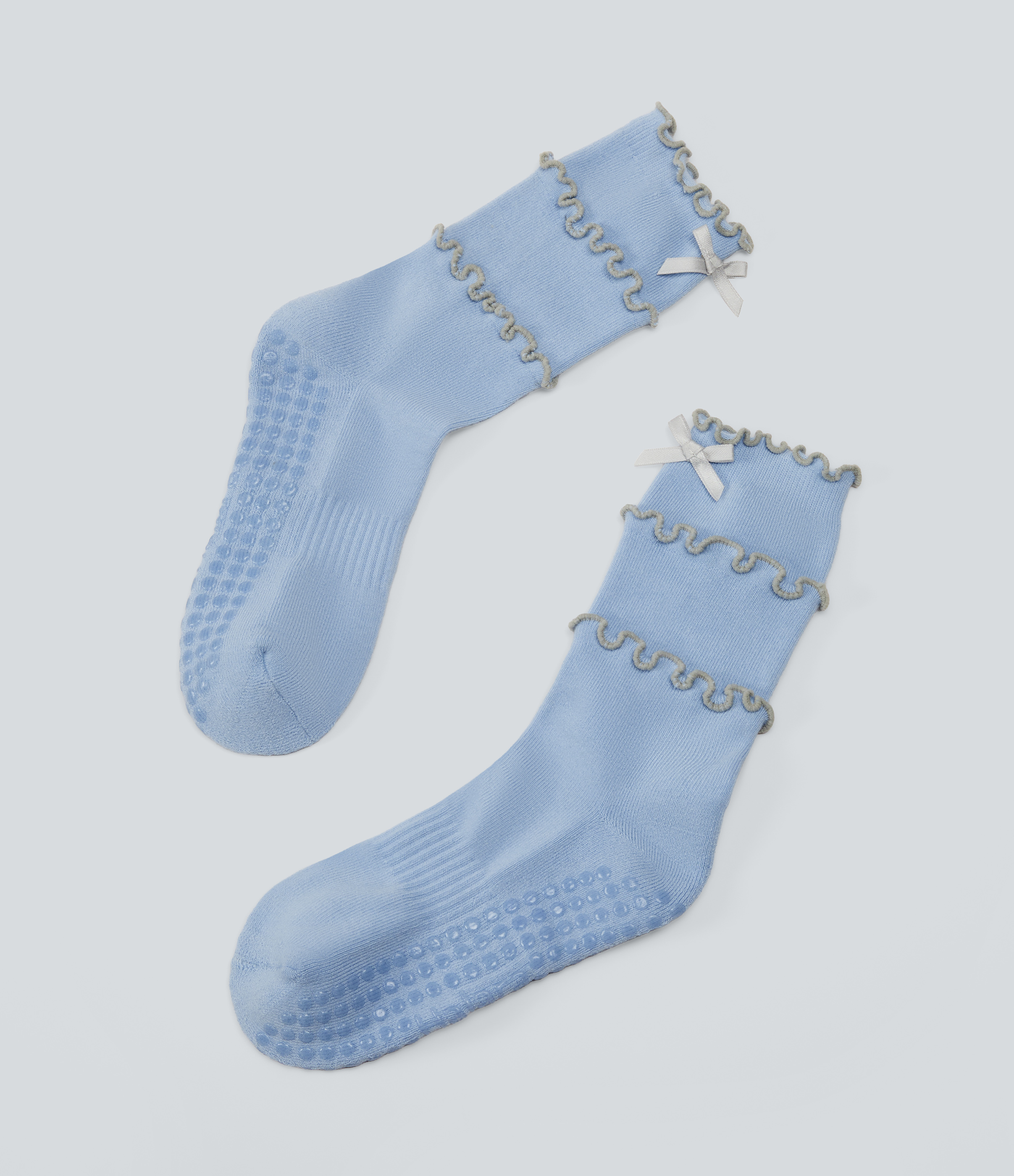 Angel Falls Color Block Crew Socks / 2