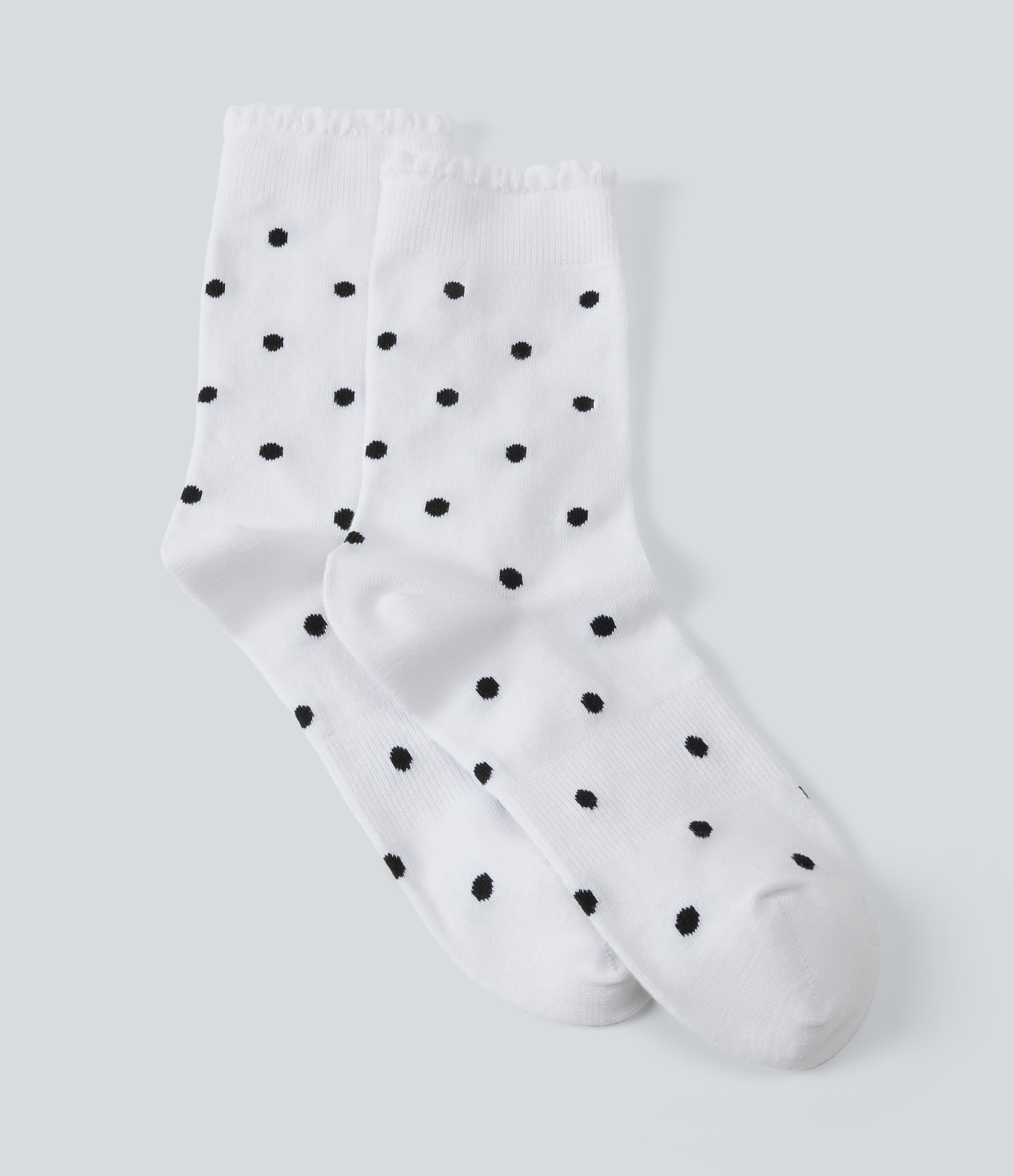 Polka Dot Casual Crew Socks