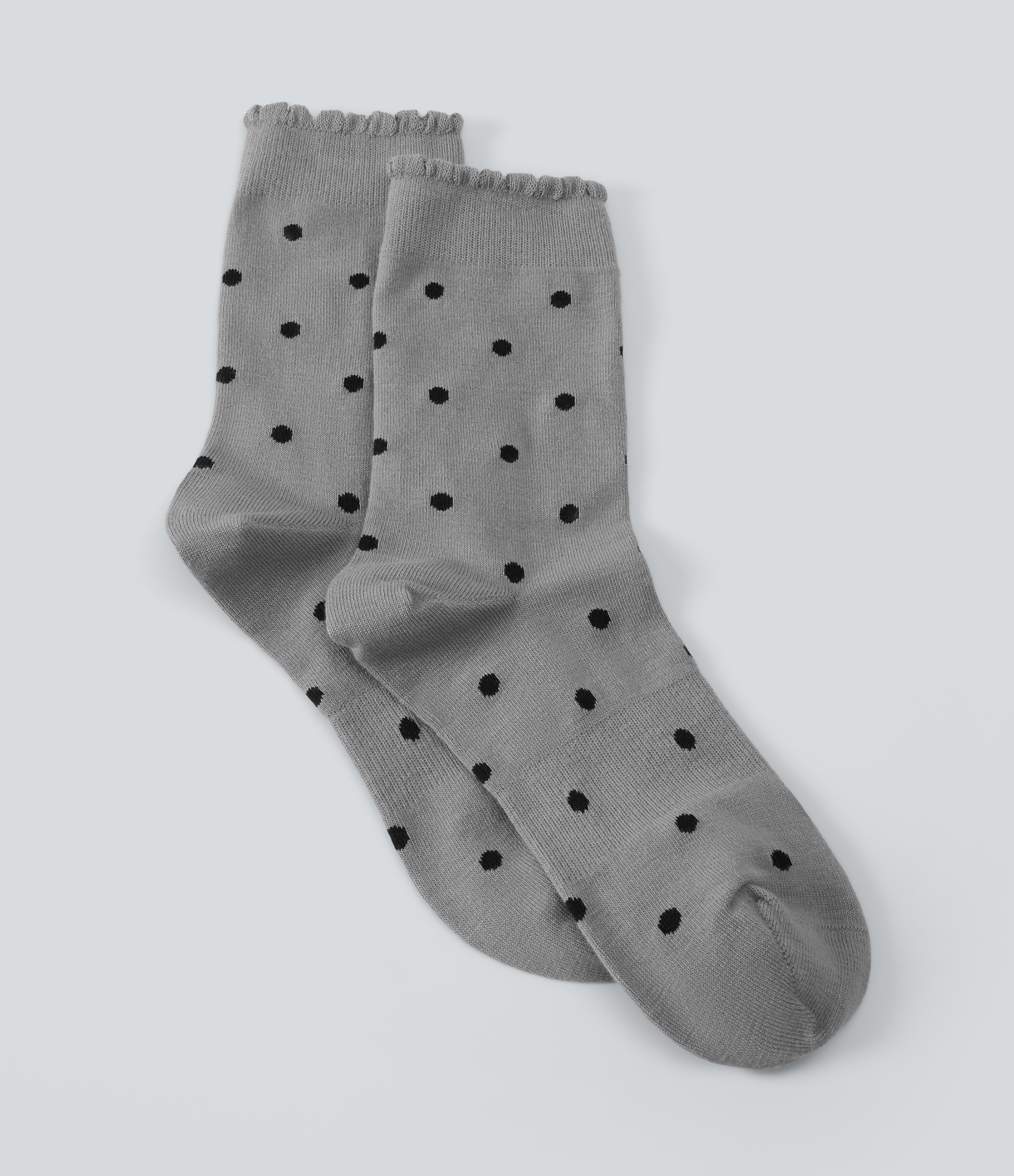 Chaussettes mi-mollet décontractées à pois