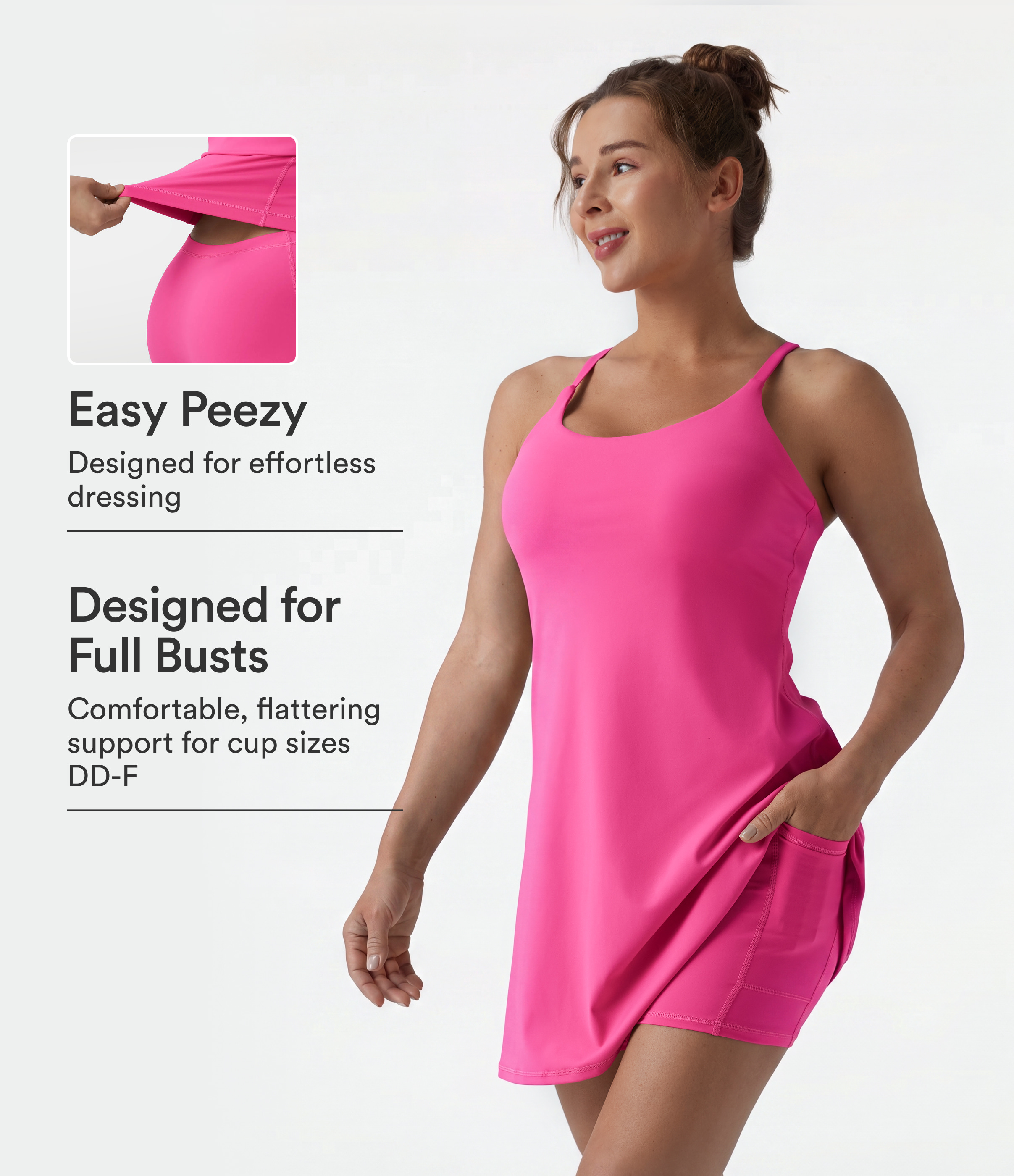 Softlyzero™ Plush Backless Active Dress-Easy Peezy Edition DD-F