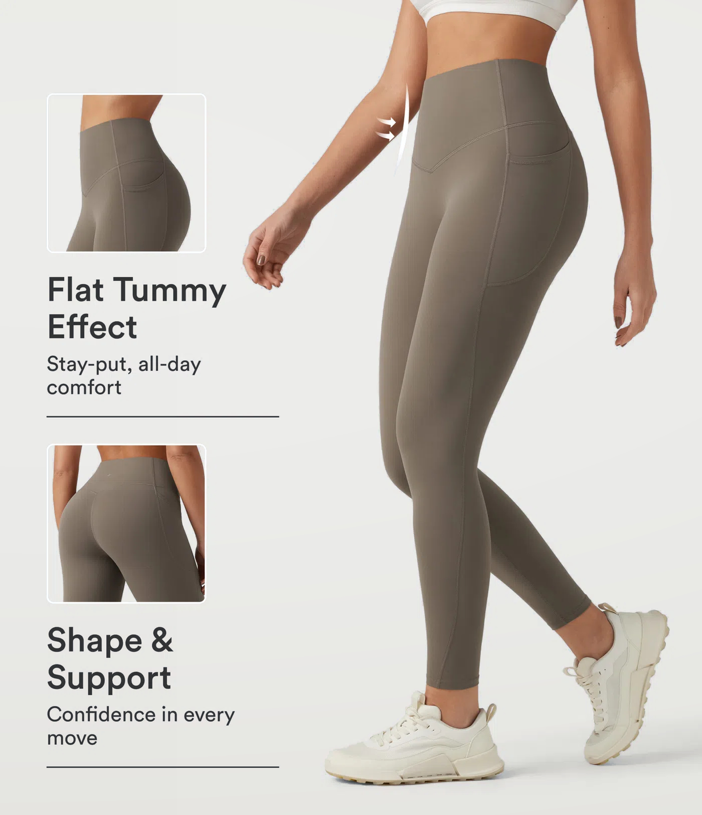 Halara UltraSculpt™ High Waisted Tummy Control Pocket Shaping Training Leggings