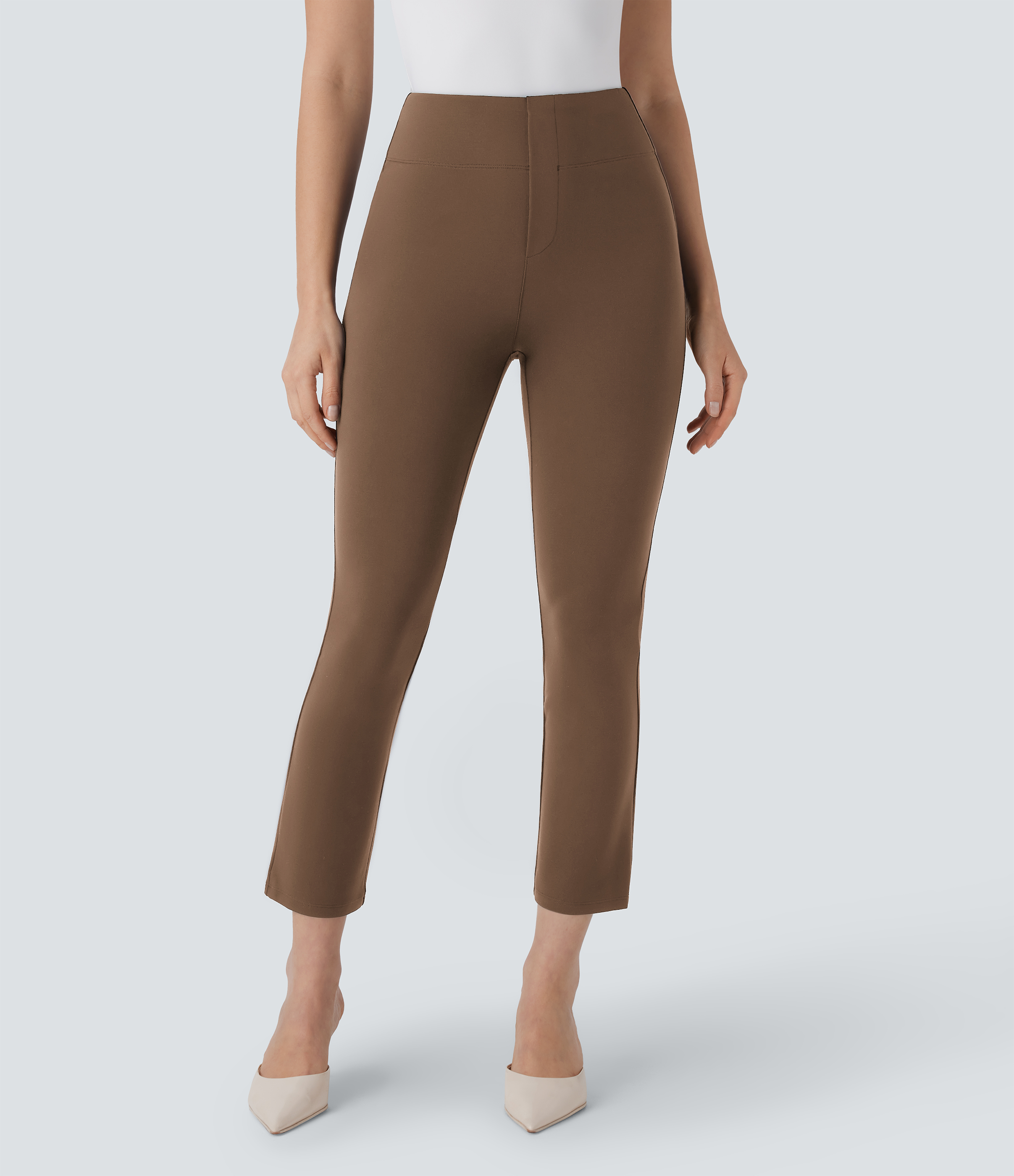 Halara Flex™ High Waisted Pocket Tapered Cropped Work Pants