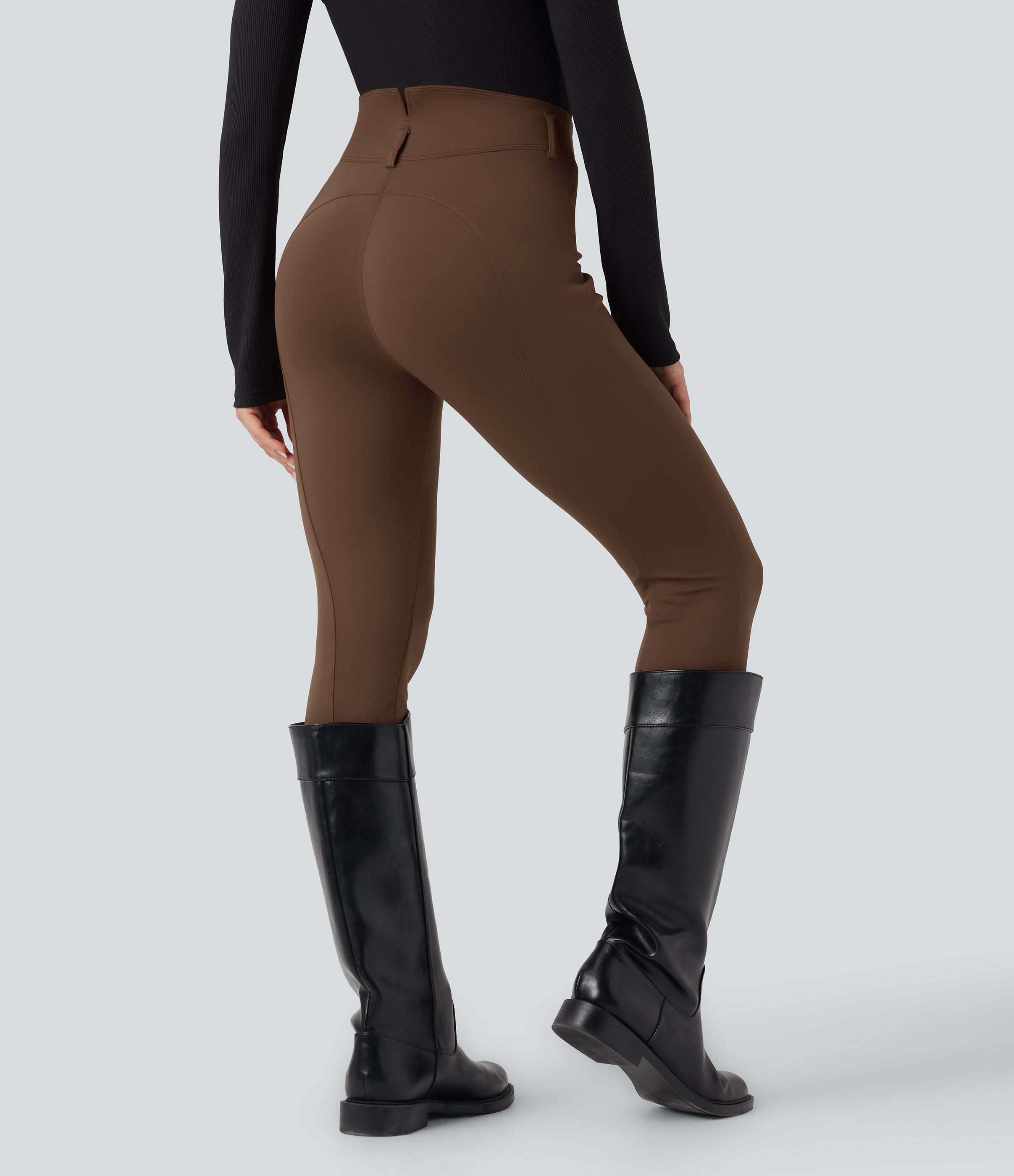 Pantalon ajusté 7/8 taille moyenne DayStretch avec poches