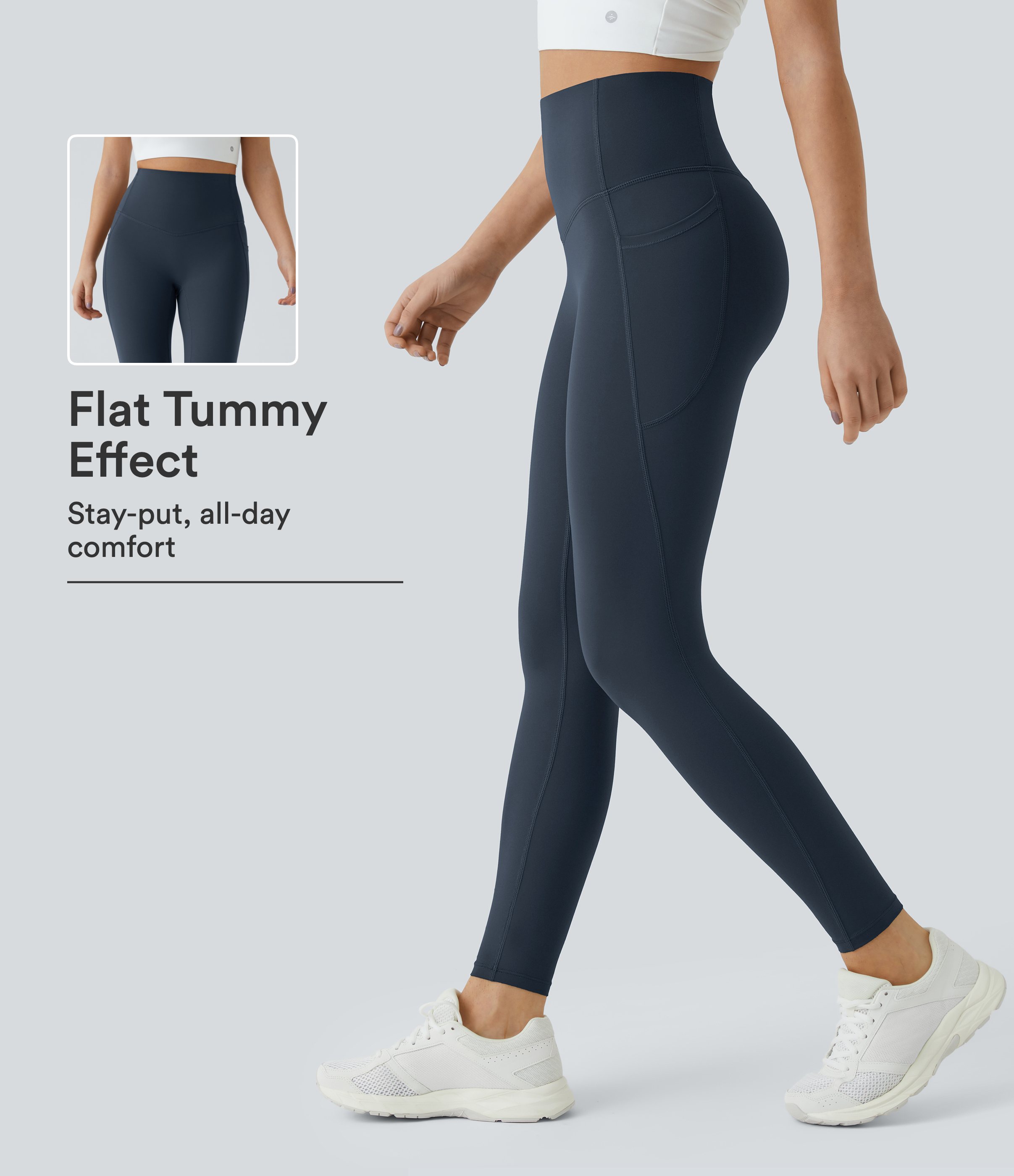 Halara UltraSculpt™ High Waisted Tummy Control Pocket Shaping Training Leggings