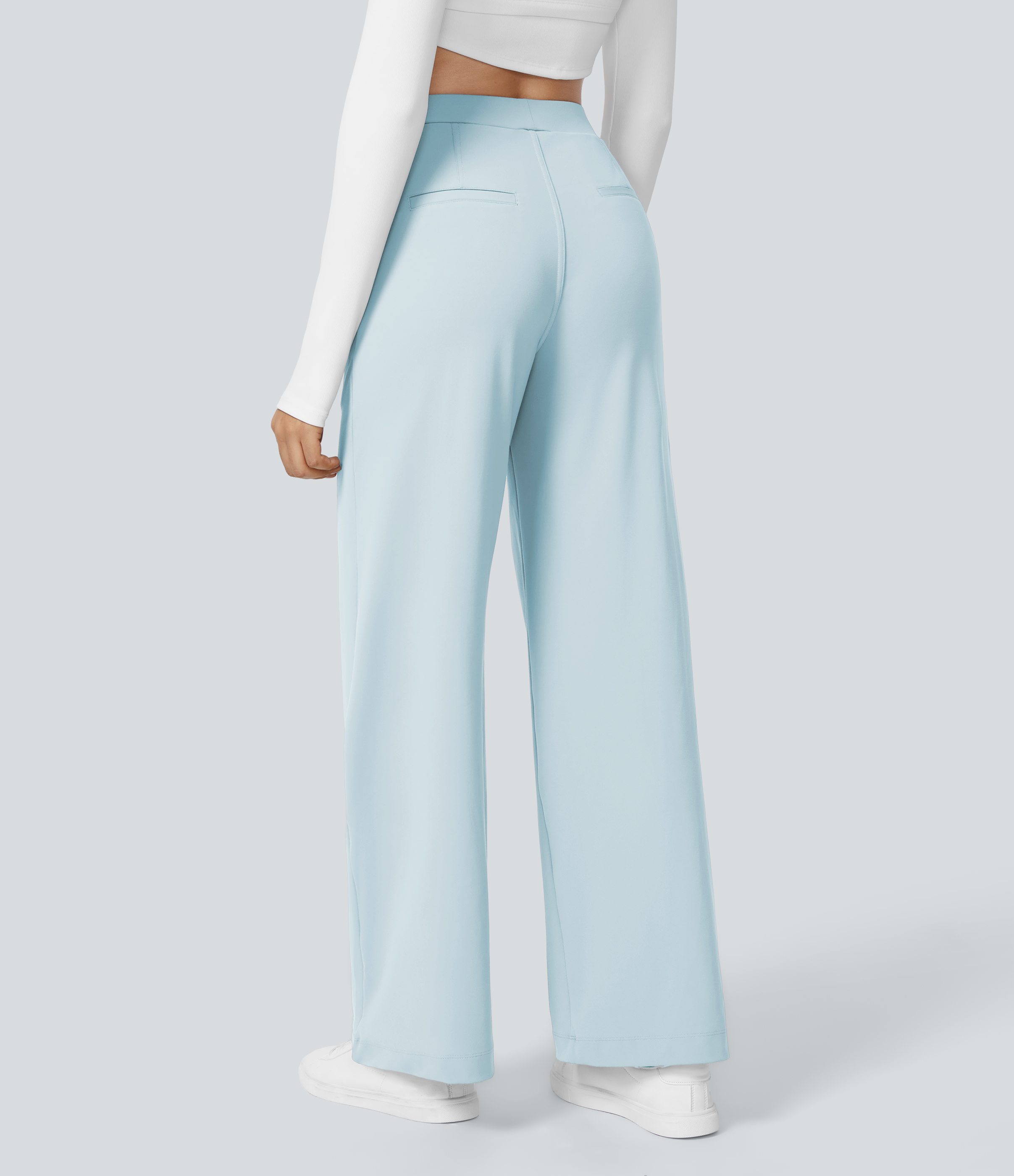 Halara Flex™ DayStretch High Waisted Pocket Straight Leg Work Pants