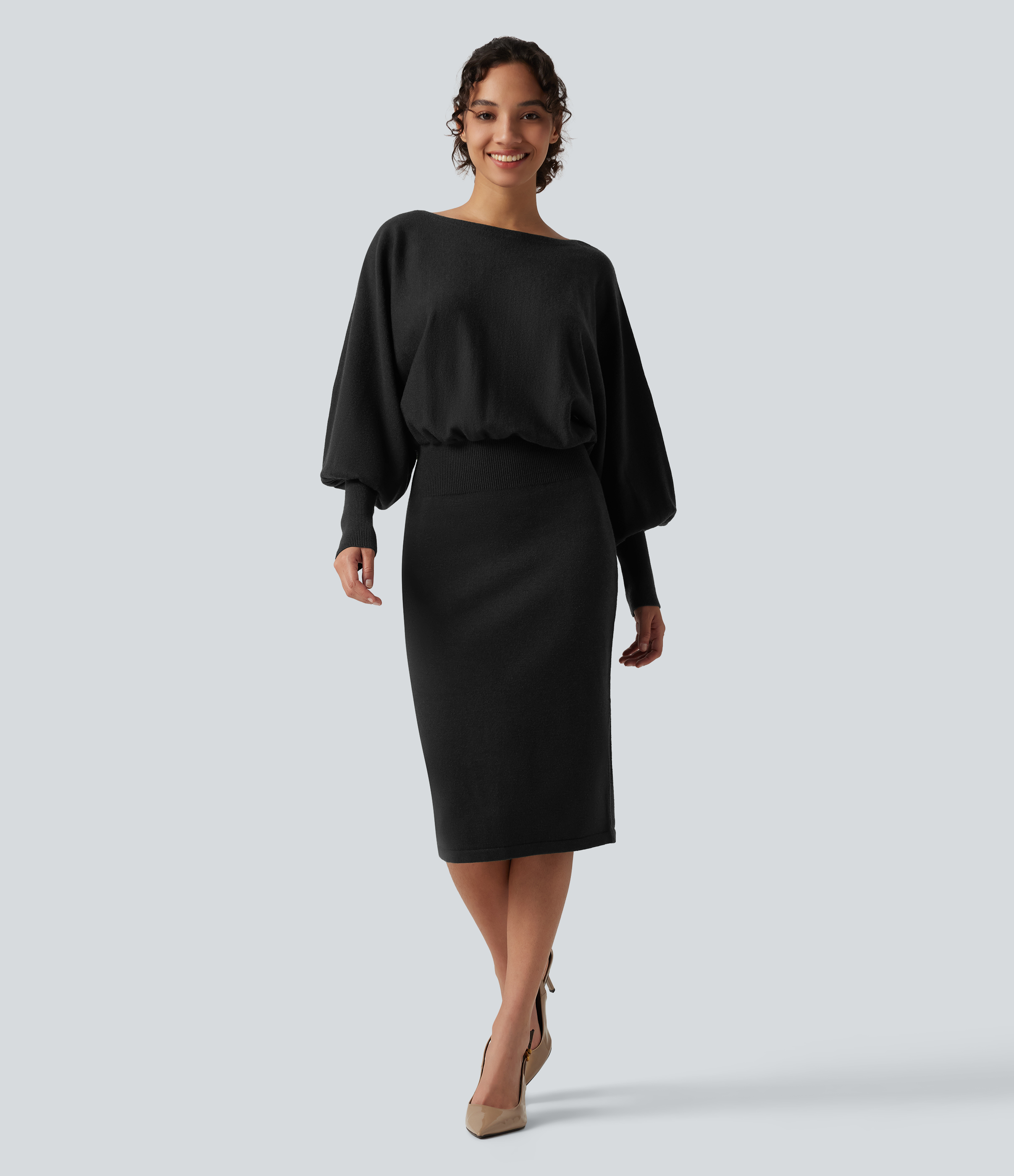 Black Dress - Flattering Fit