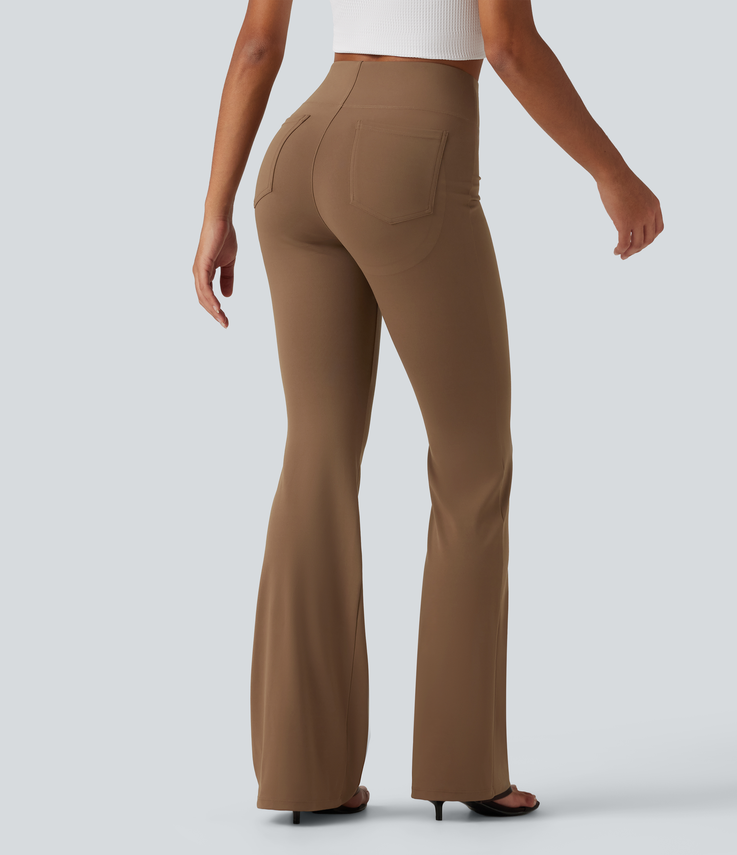 Sepia Halara Flex™ DayStretch High Waisted Butt Lifting Bootcut Work Pants with Pockets / 2