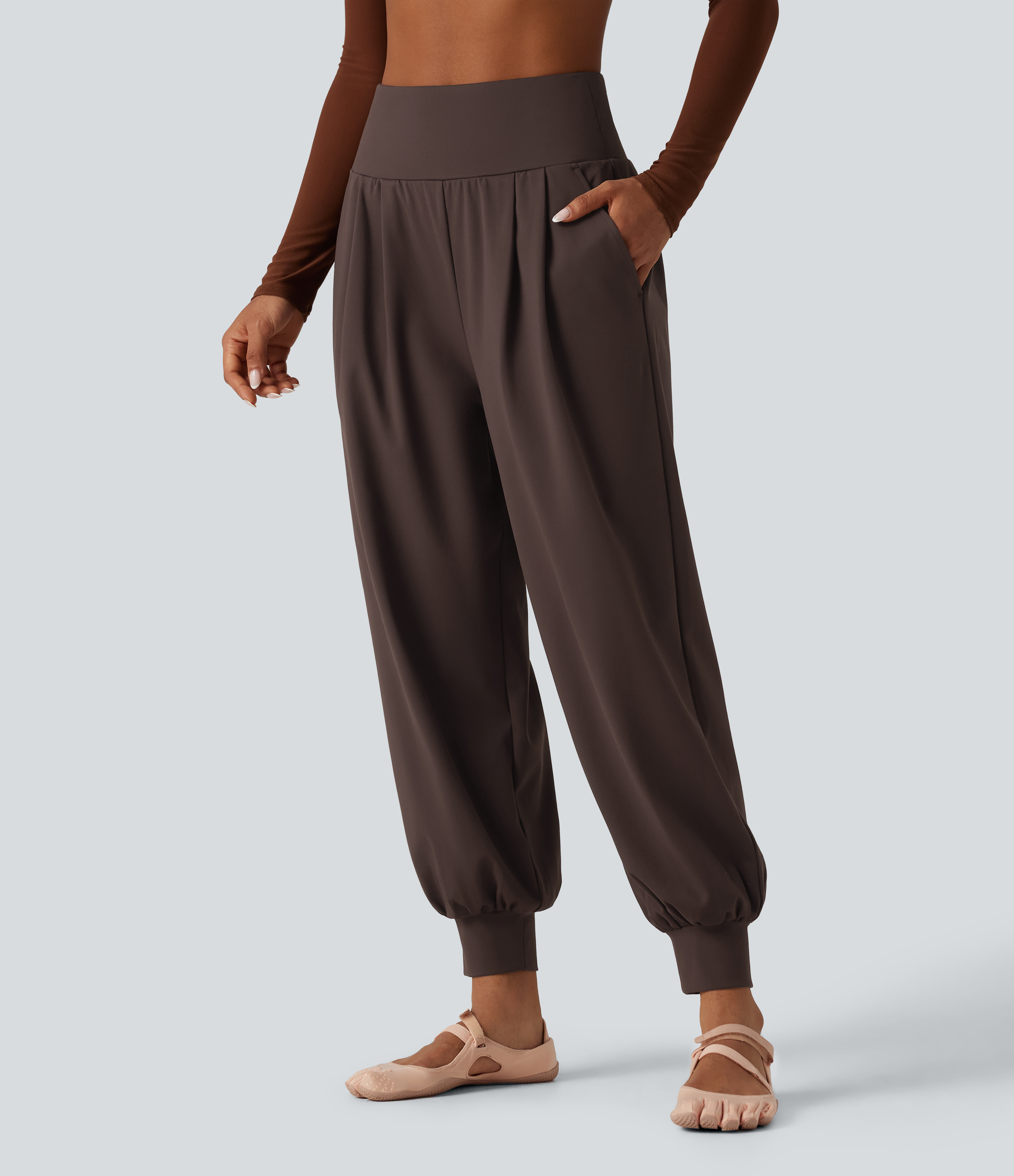 High Waisted Yoga Jogger with Pockets