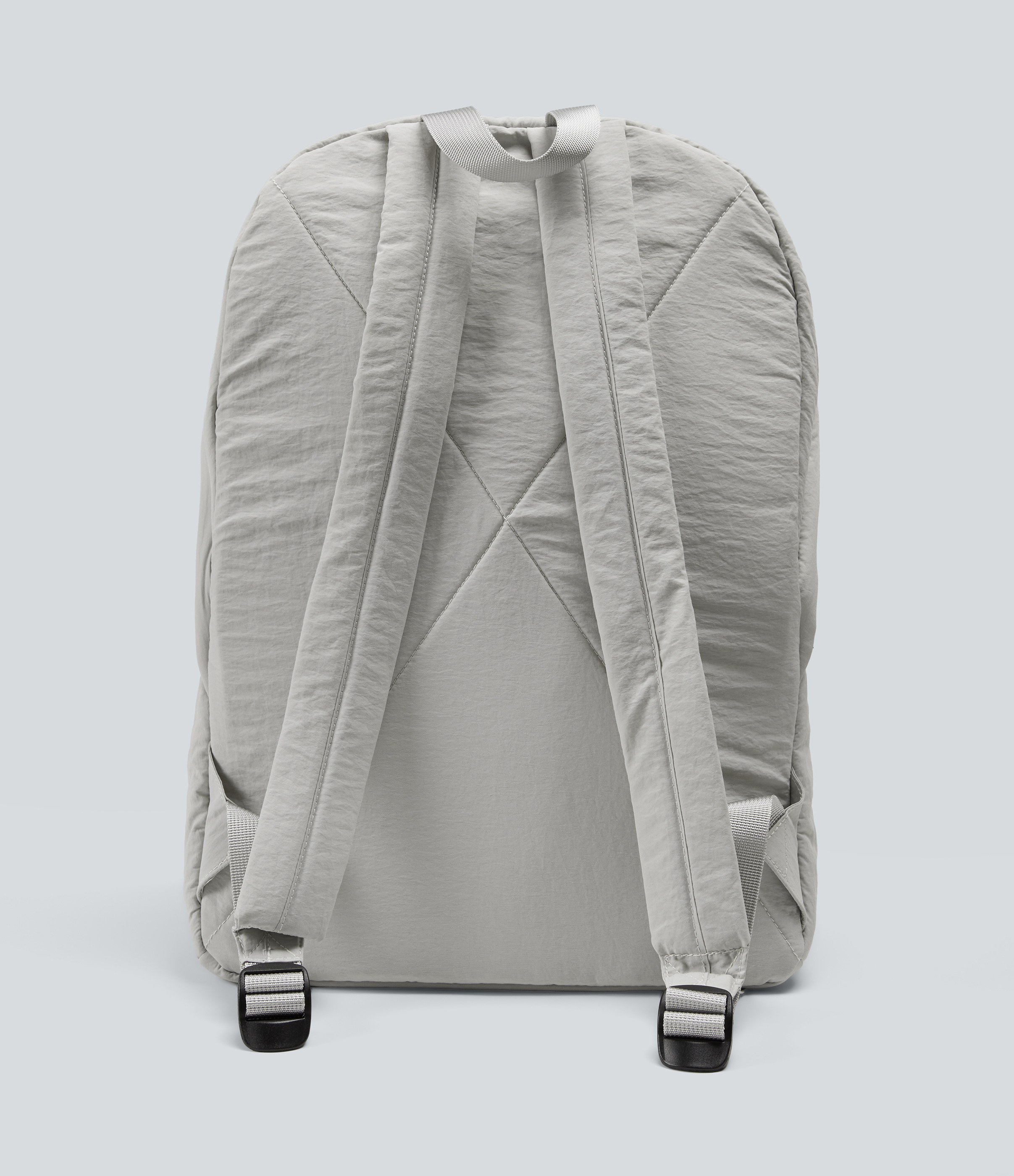 Grey White Casual Everyday Backpack / 2