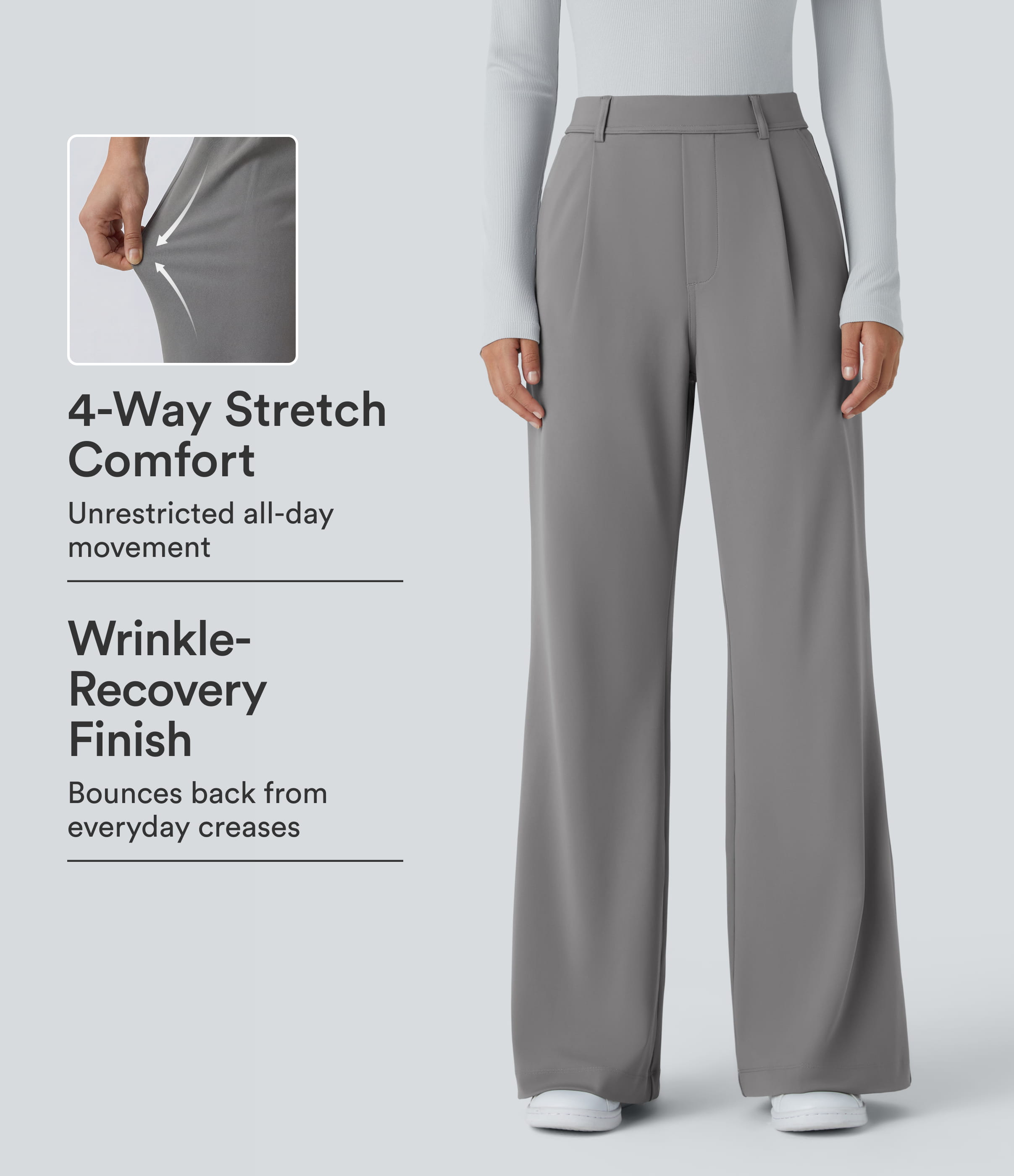 Halara Flex™ DayStretch High Waisted Pocket Work Flare Pants