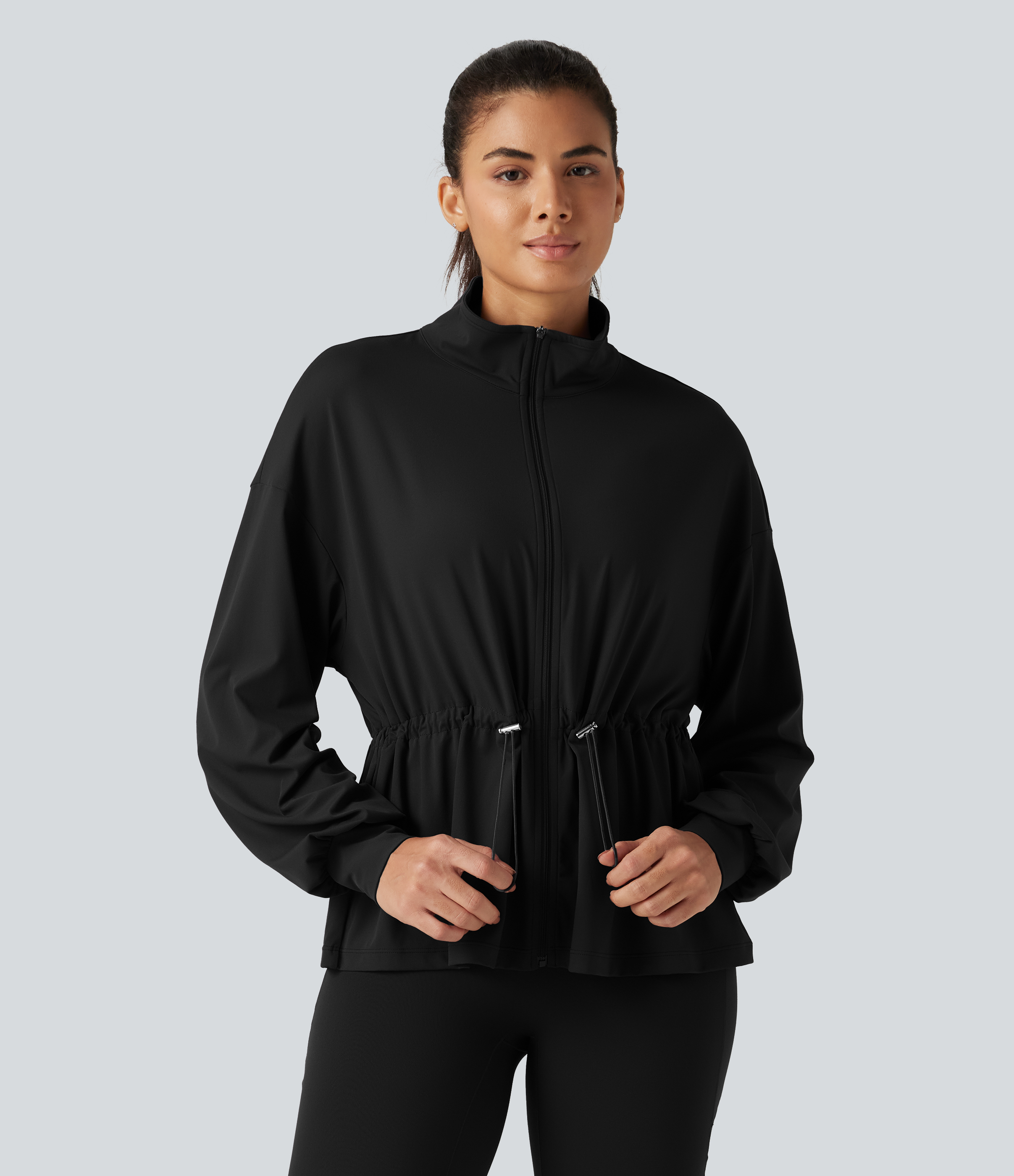 SoftlyZero™ High Neck Long Sleeve Yoga Jacket