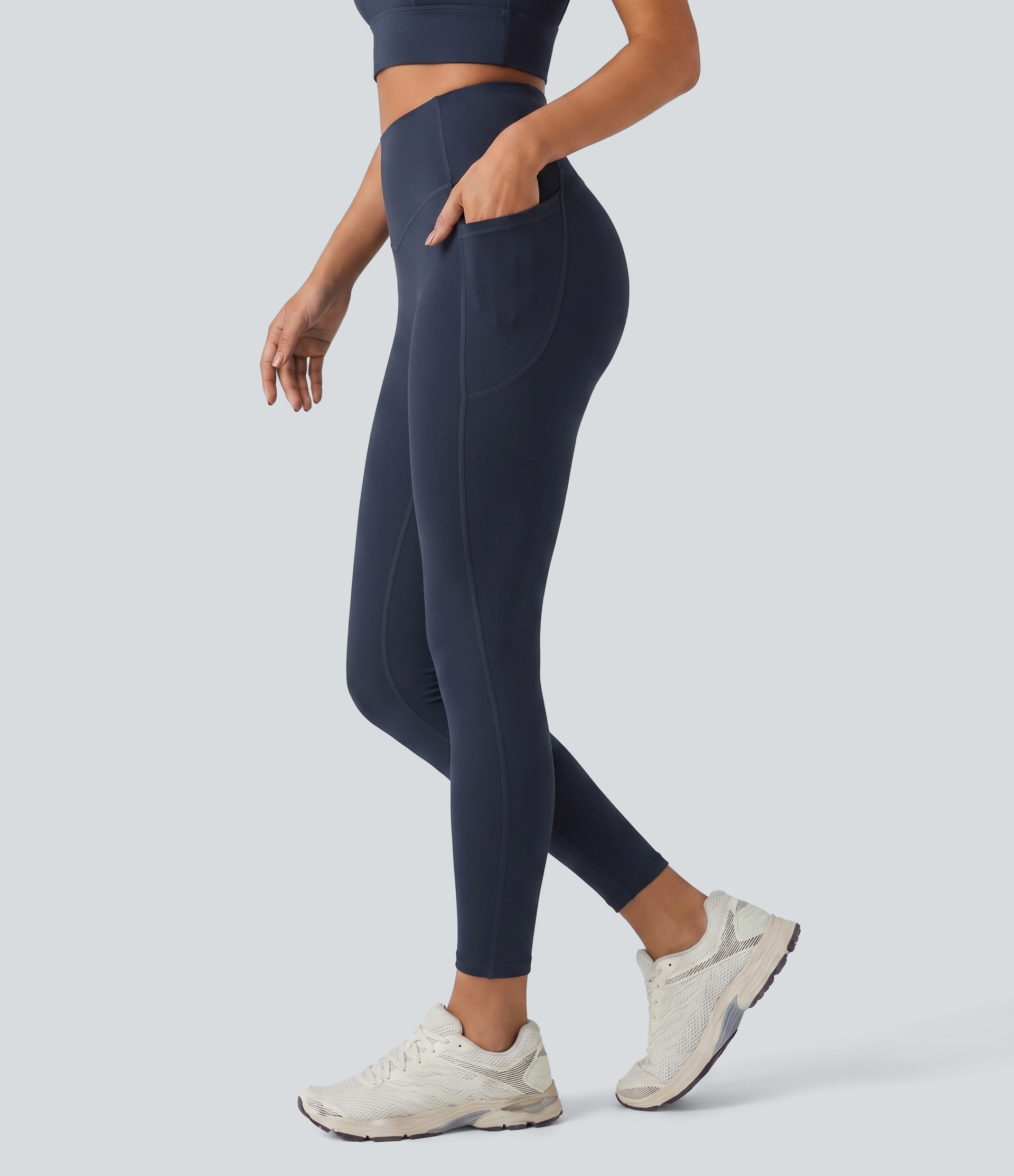 Halara UltraSculpt™ Low Rise Skinny Yoga Leggings with Pockets