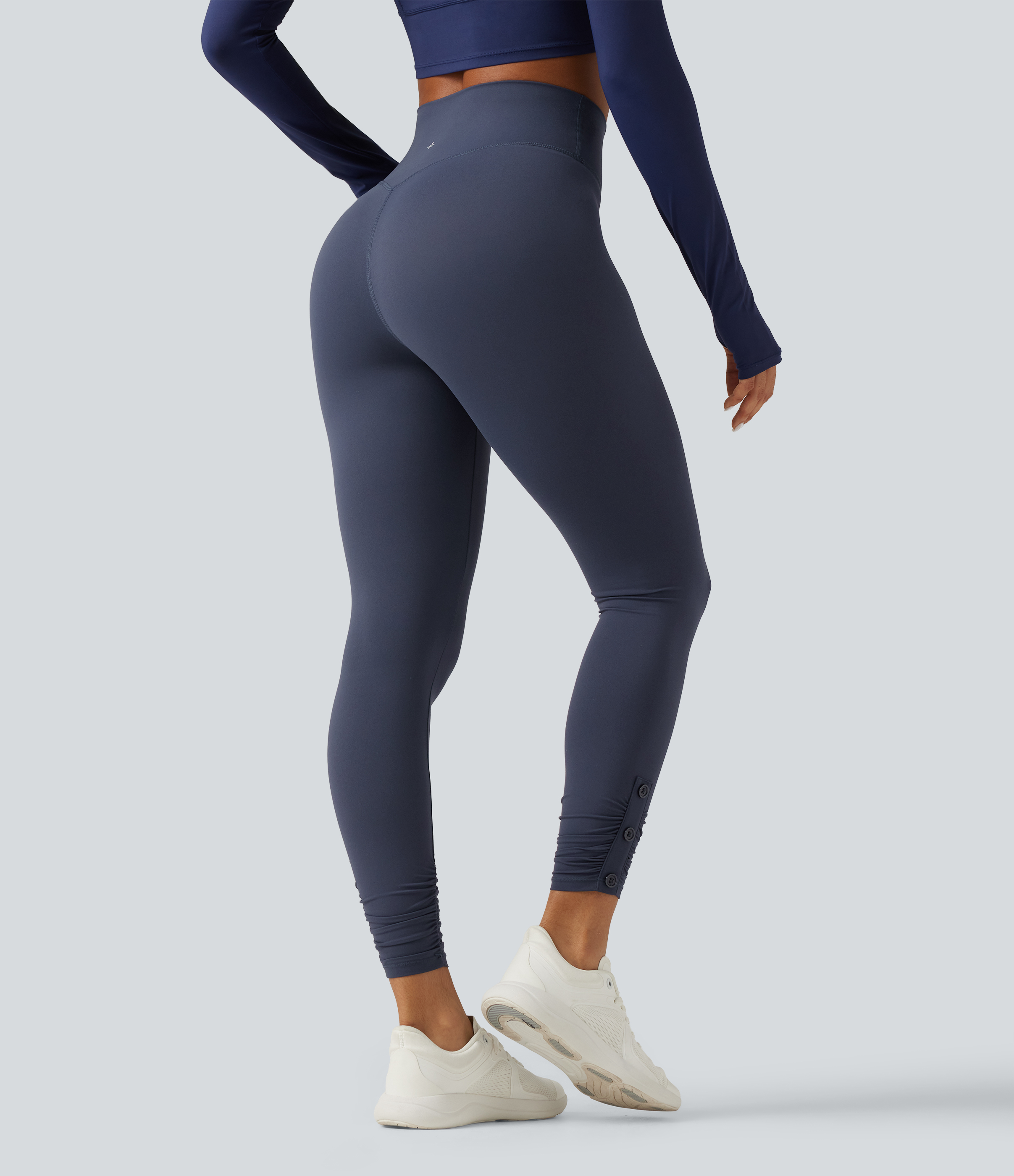 Mood Indigo Halara UltraSculpt™ High Waisted Ruched Yoga Leggings / 2