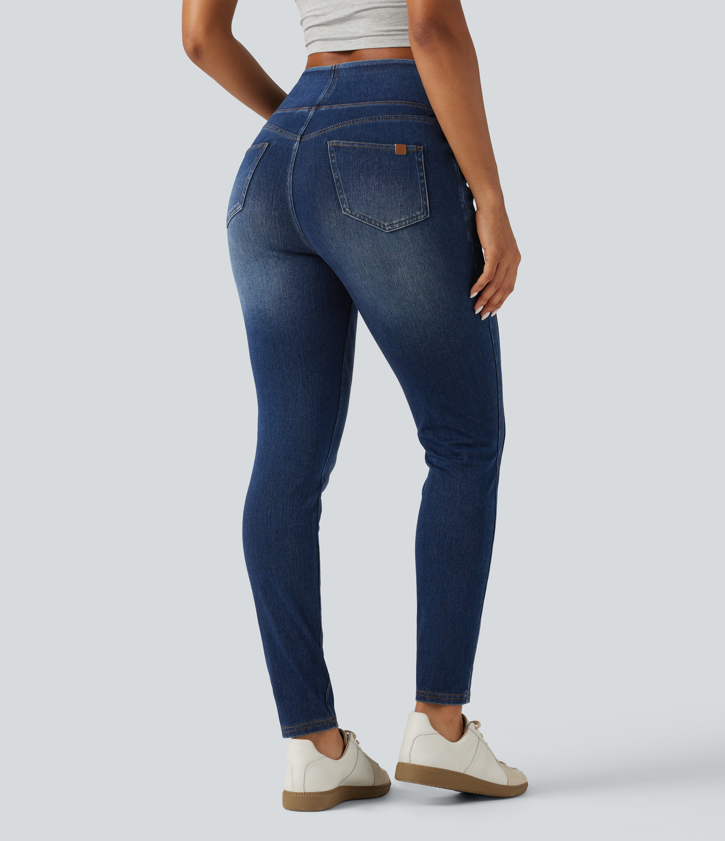 Estate Blue Denim Halara Flex™ - Lässige Jeans mit hohem Bund und mehreren Taschen - skinny fit / 2