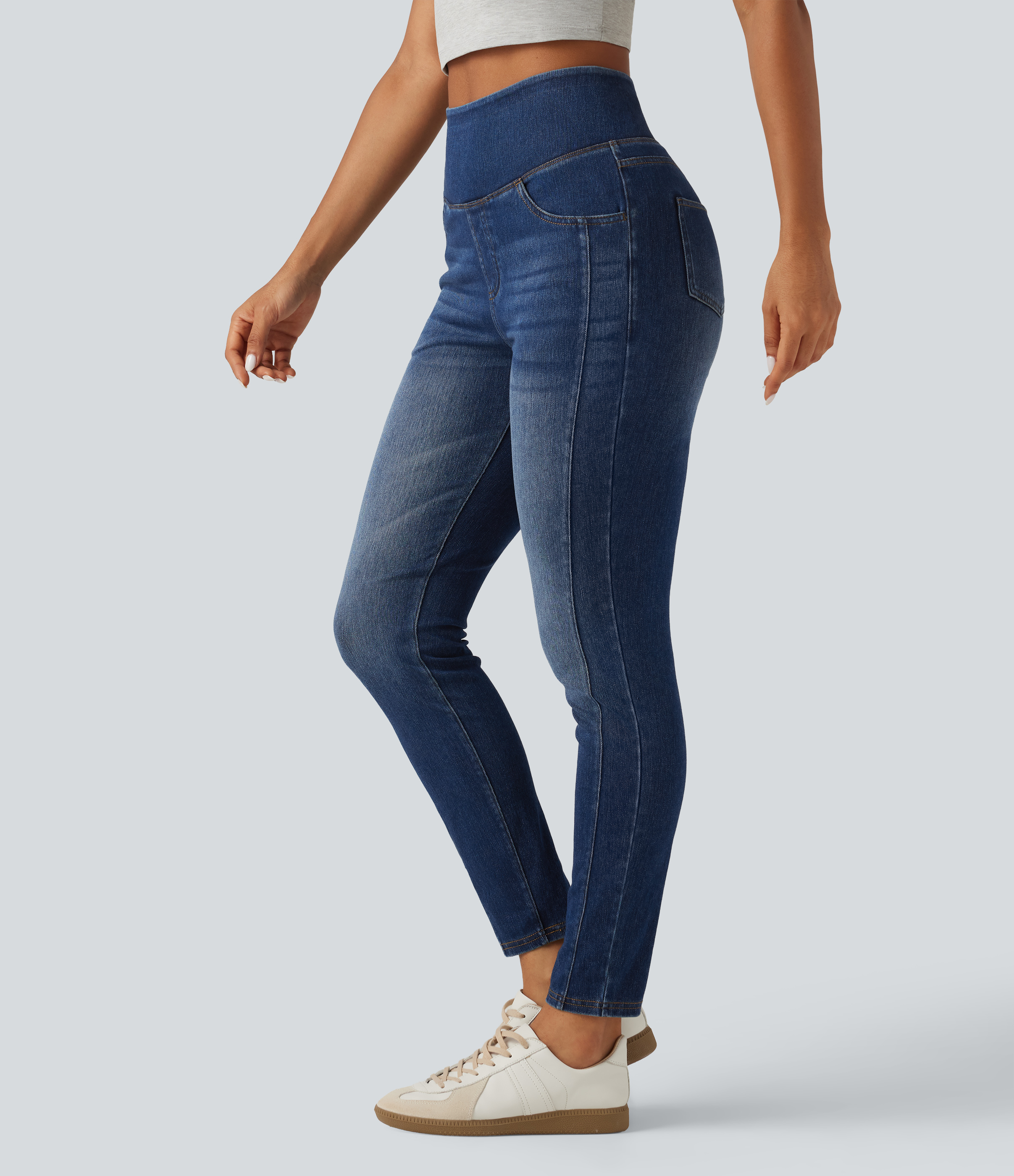 Halara Flex™ High Waisted Skinny Casual Jeans with Pockets
