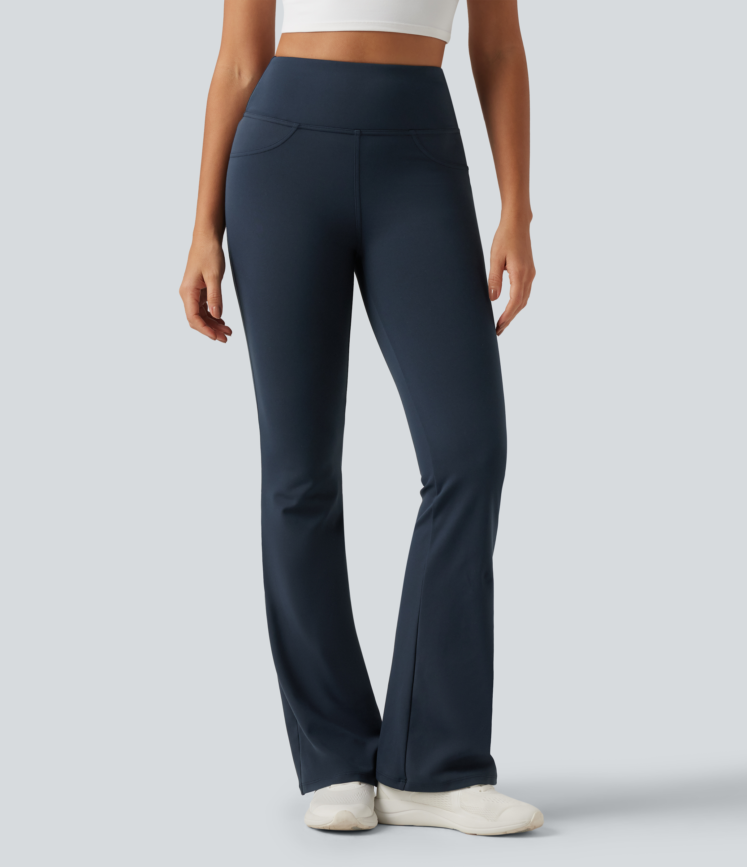 Midnight Blue DayStretch legging de yoga évasé taille haute, effet rehausseur de fesses, avec poches / 2